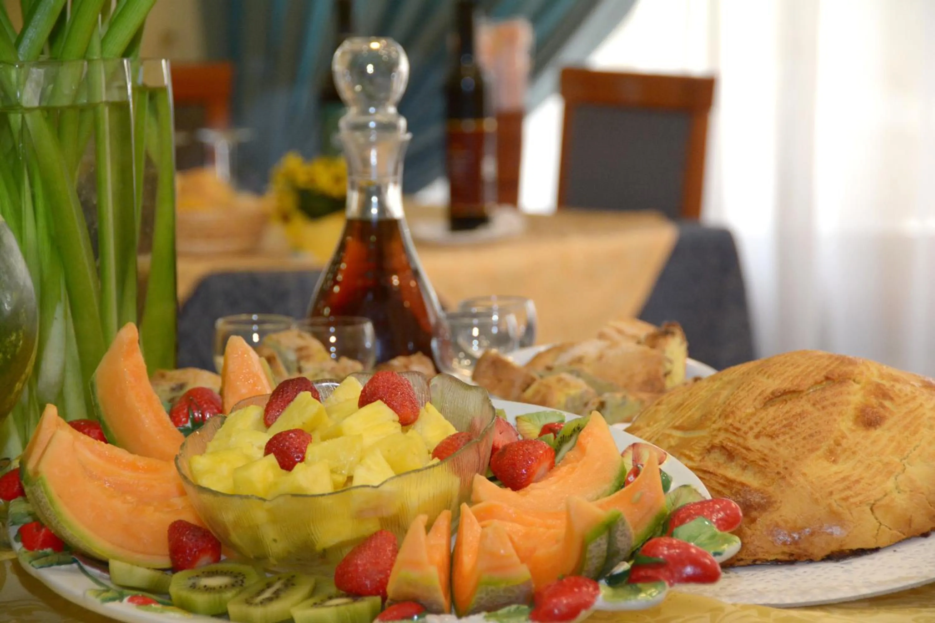 Food close-up in Hotel President