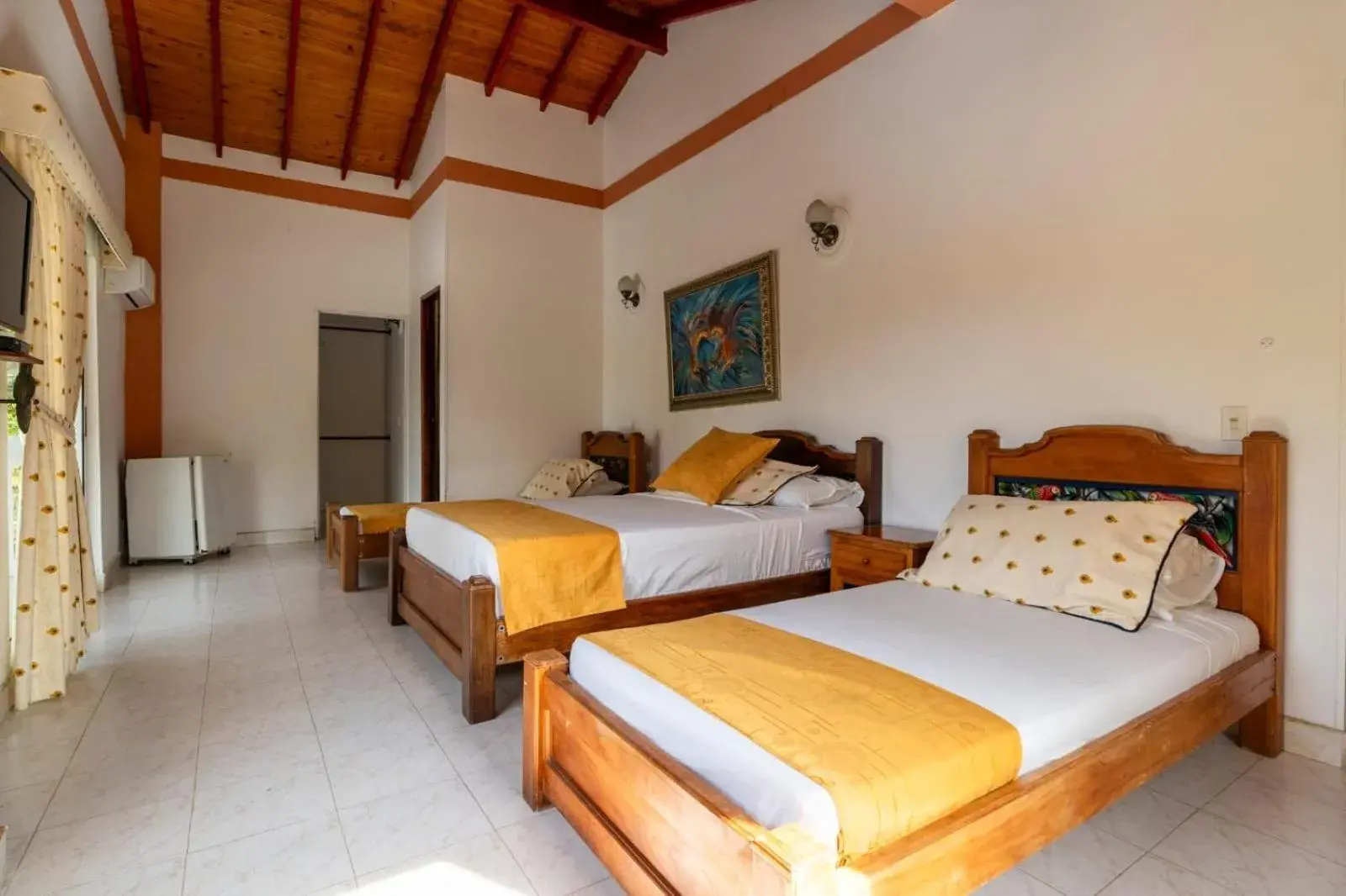 Triple Room in Hotel Posada San Sebastian Triple Room in Hotel Posada San Sebastian