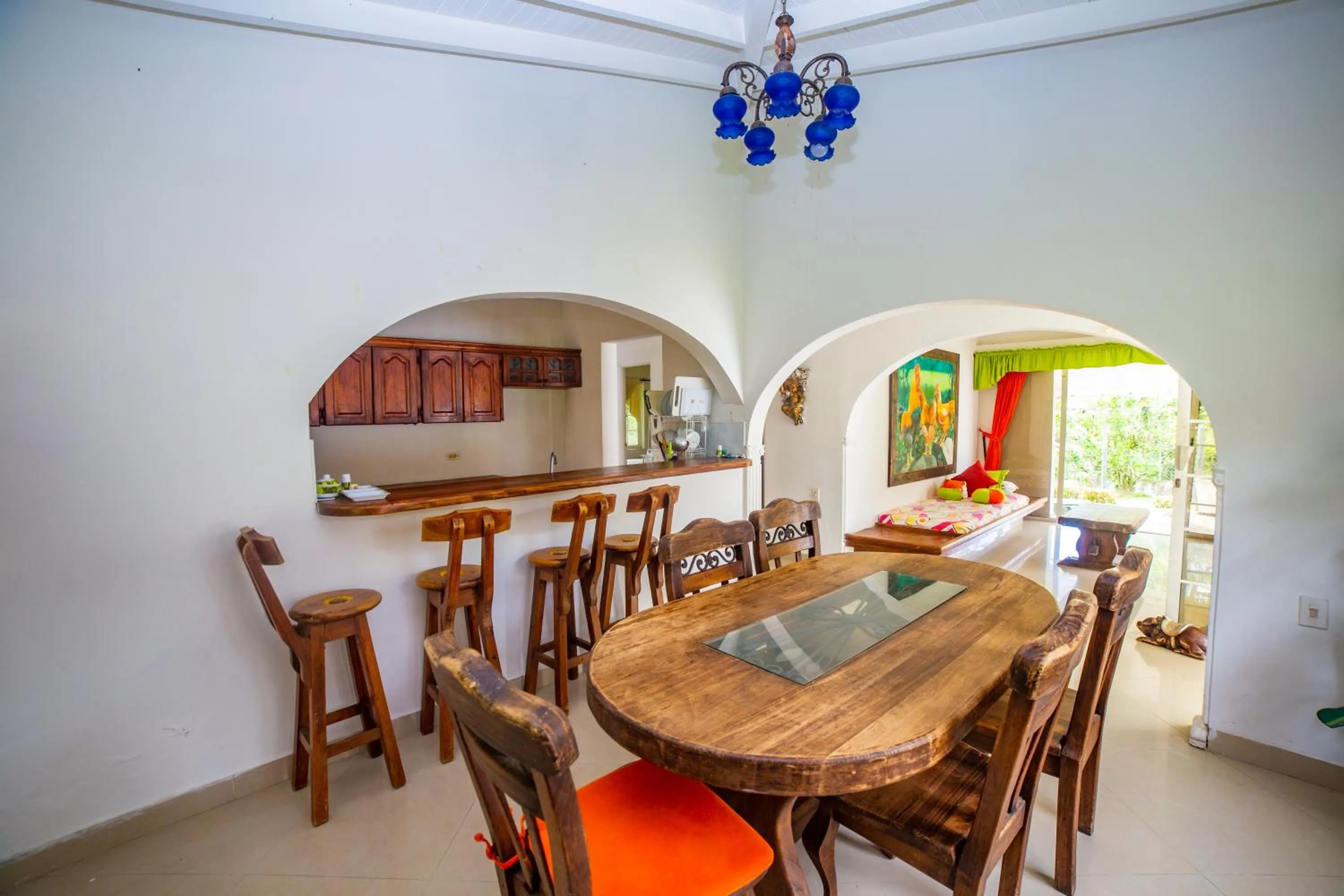Kitchen or kitchenette in Hotel Posada San Sebastian