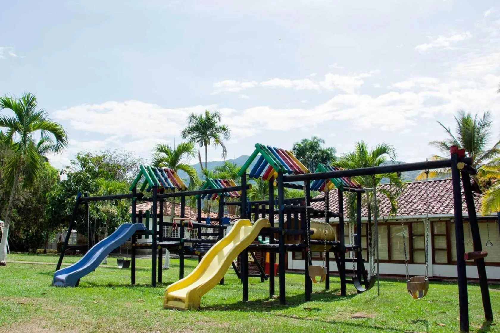 Children play ground in Hotel Posada San Sebastian