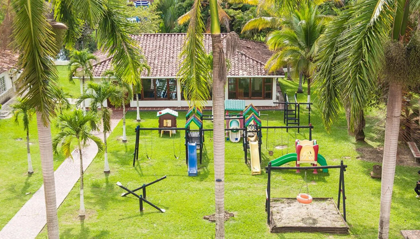 Children play ground in Hotel Posada San Sebastian