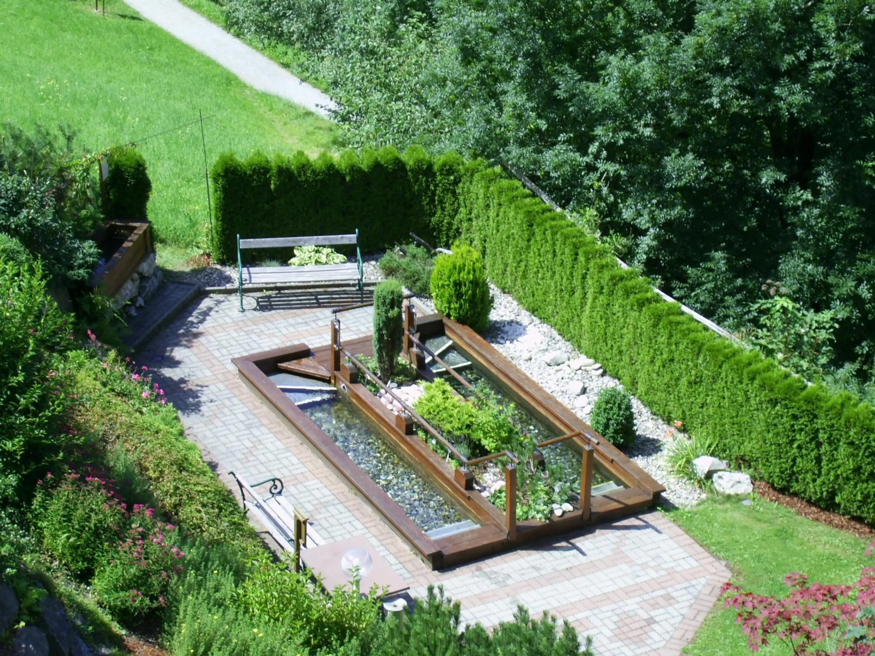 Garden in Hotel Alpenblick