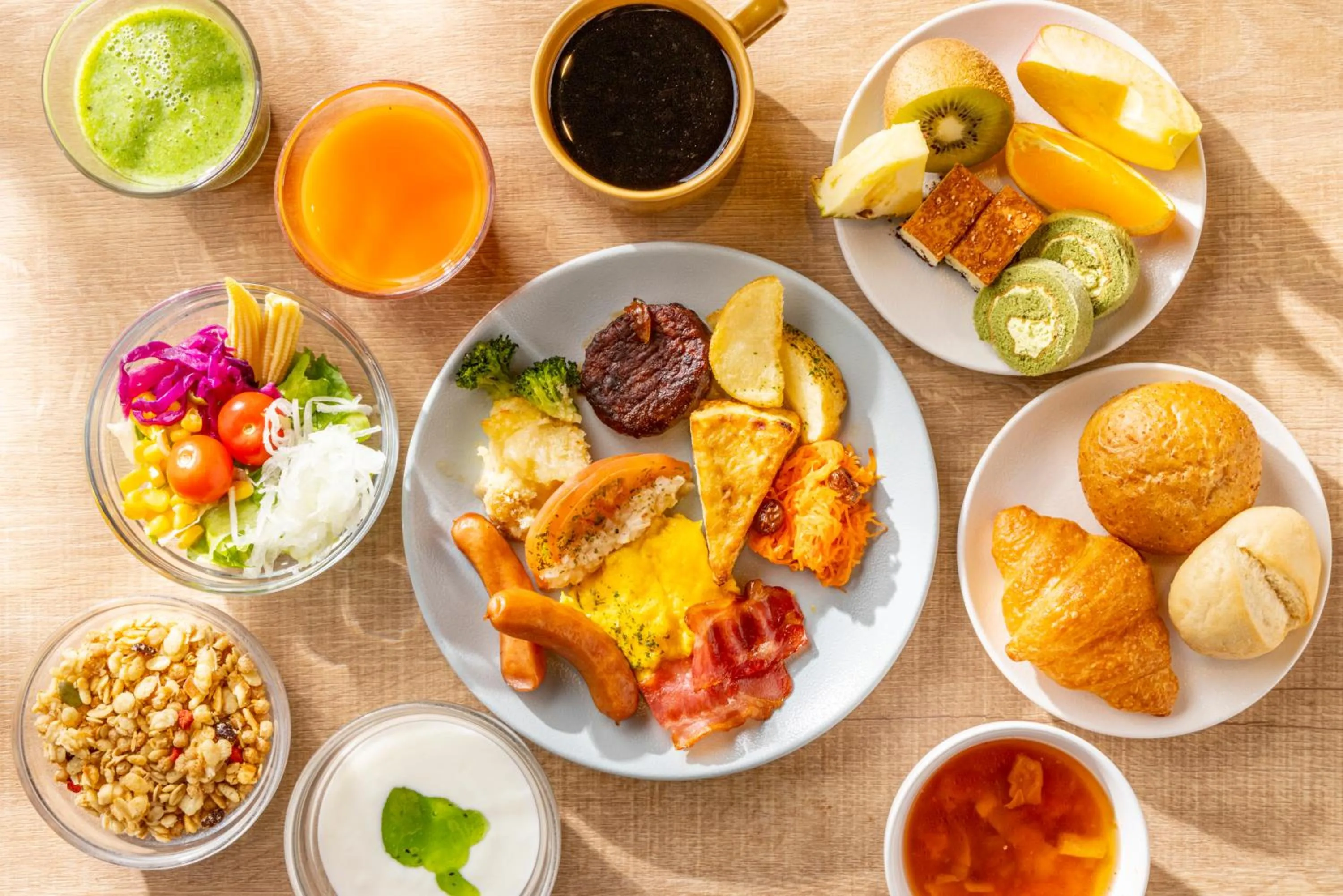 Buffet breakfast in Tokyu Stay Shinjuku Eastside