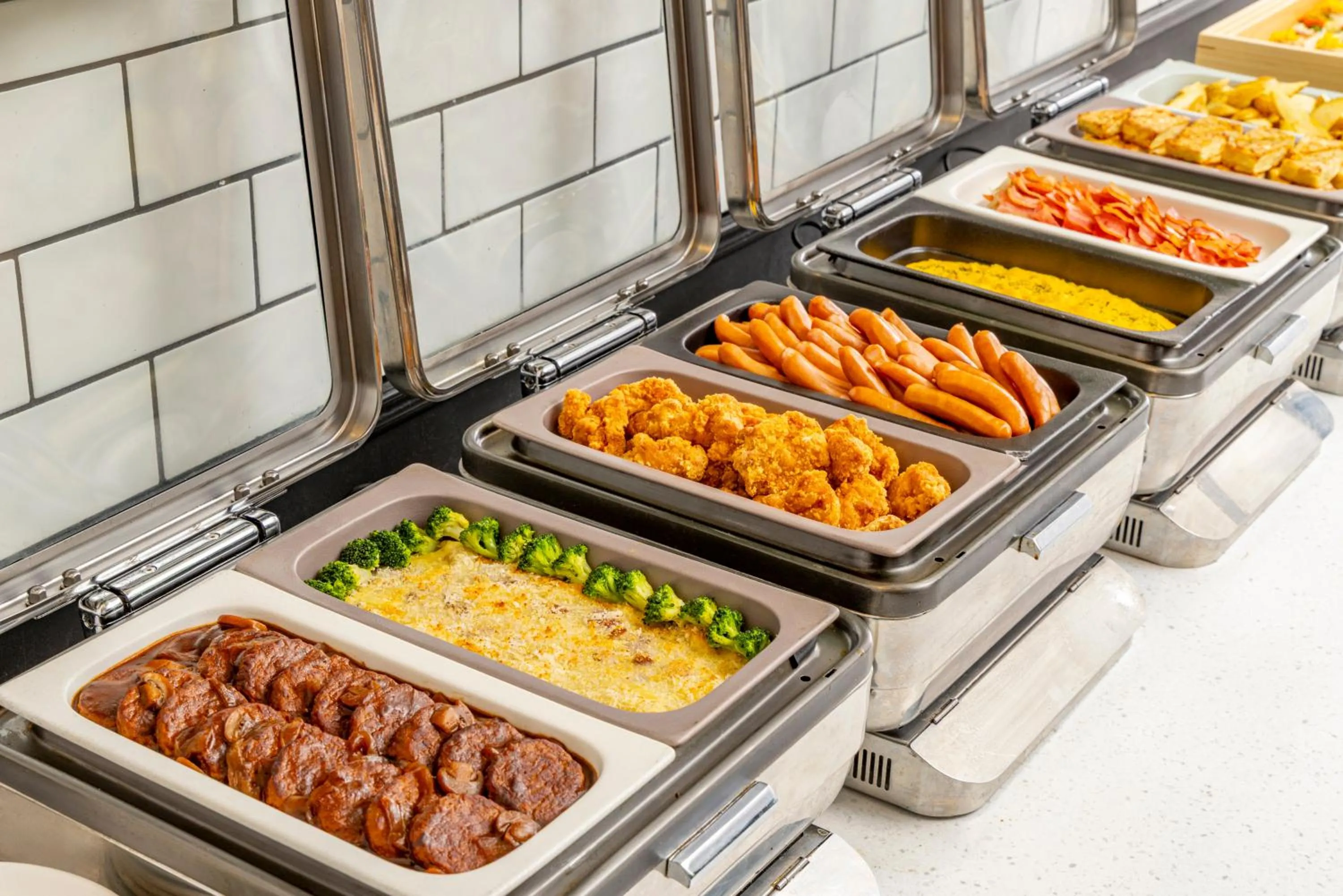 Buffet breakfast in Tokyu Stay Shinjuku Eastside