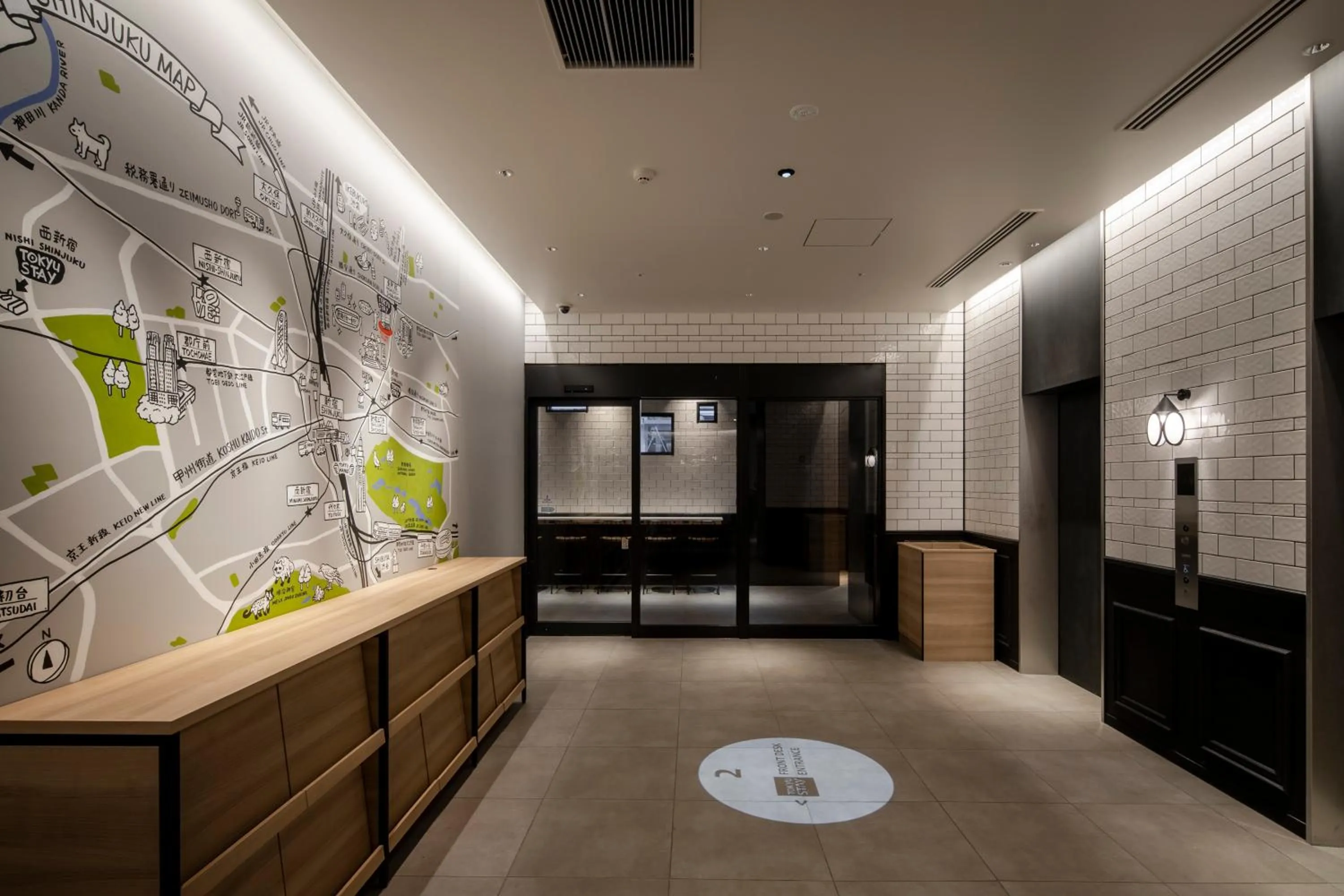 Area and facilities in Tokyu Stay Shinjuku Eastside