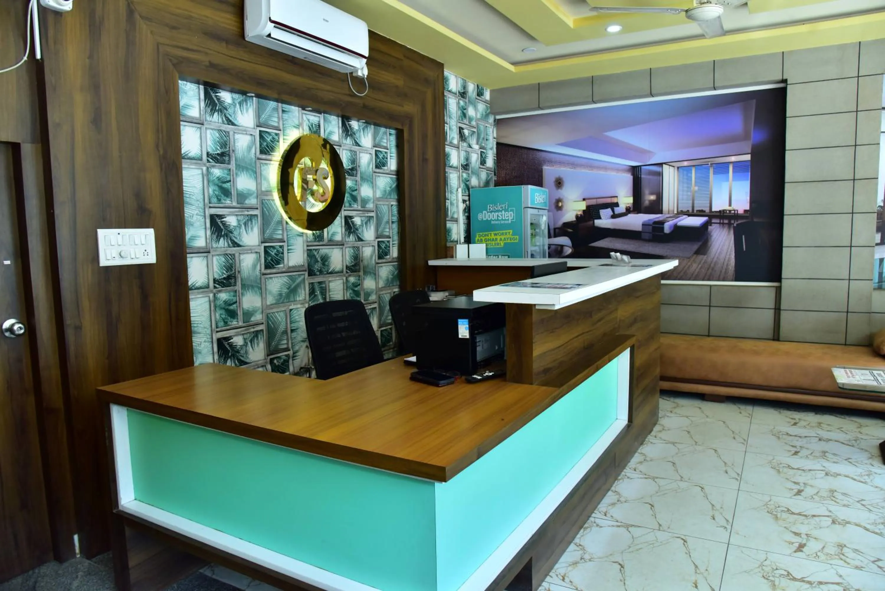 Lobby or reception in hotel fortune suites