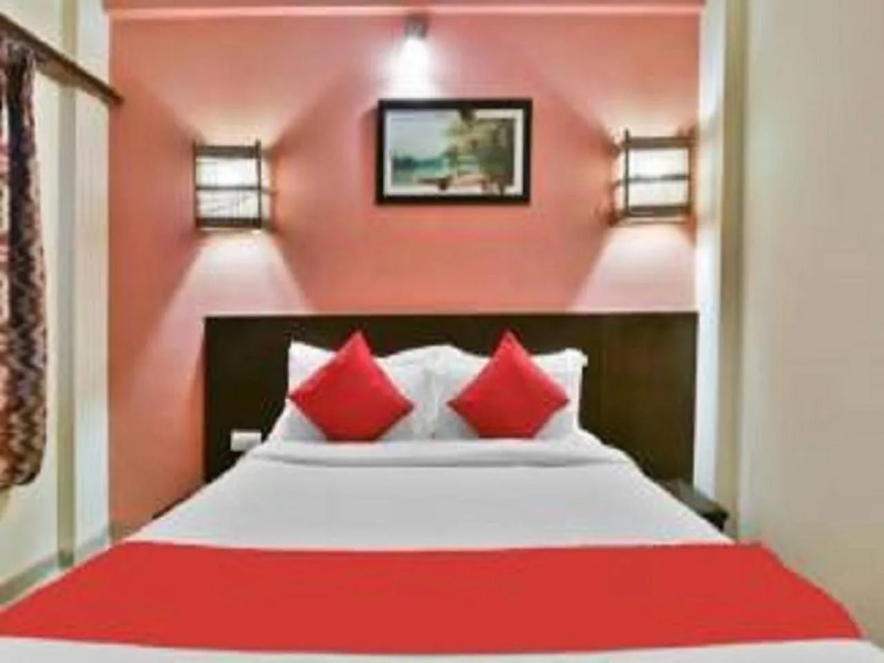 Bed in Hotel Rajeshwar