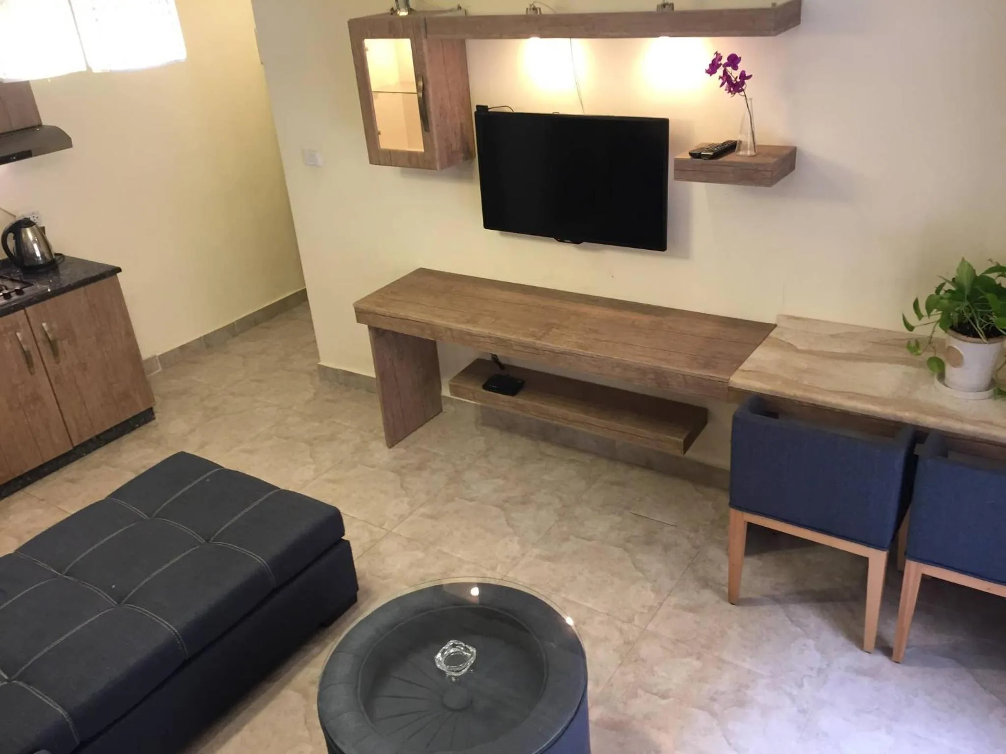 Living room in The Royal Luxury King Terrace 1