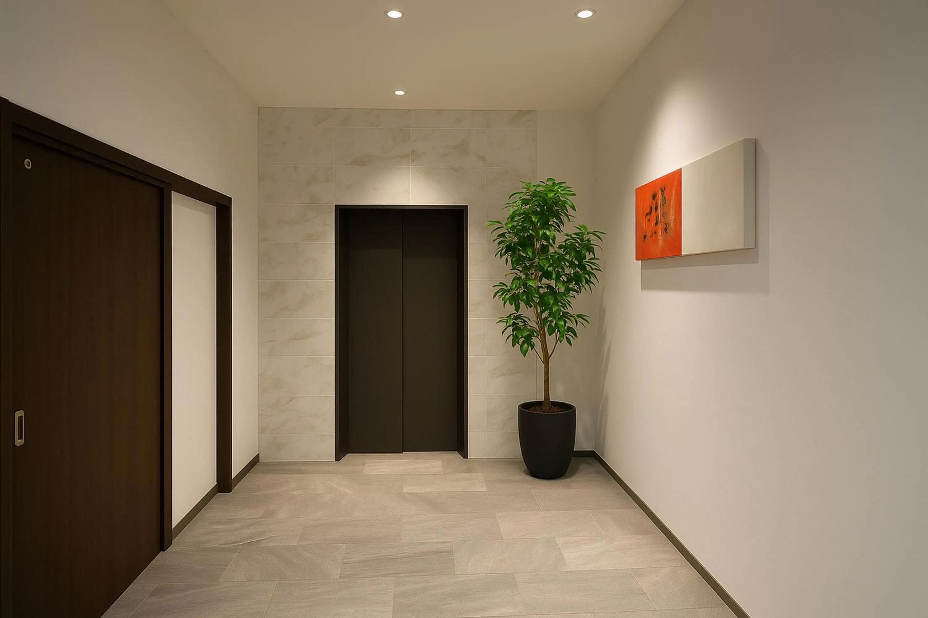 Lobby or reception in Plaza In Kanku Hotel