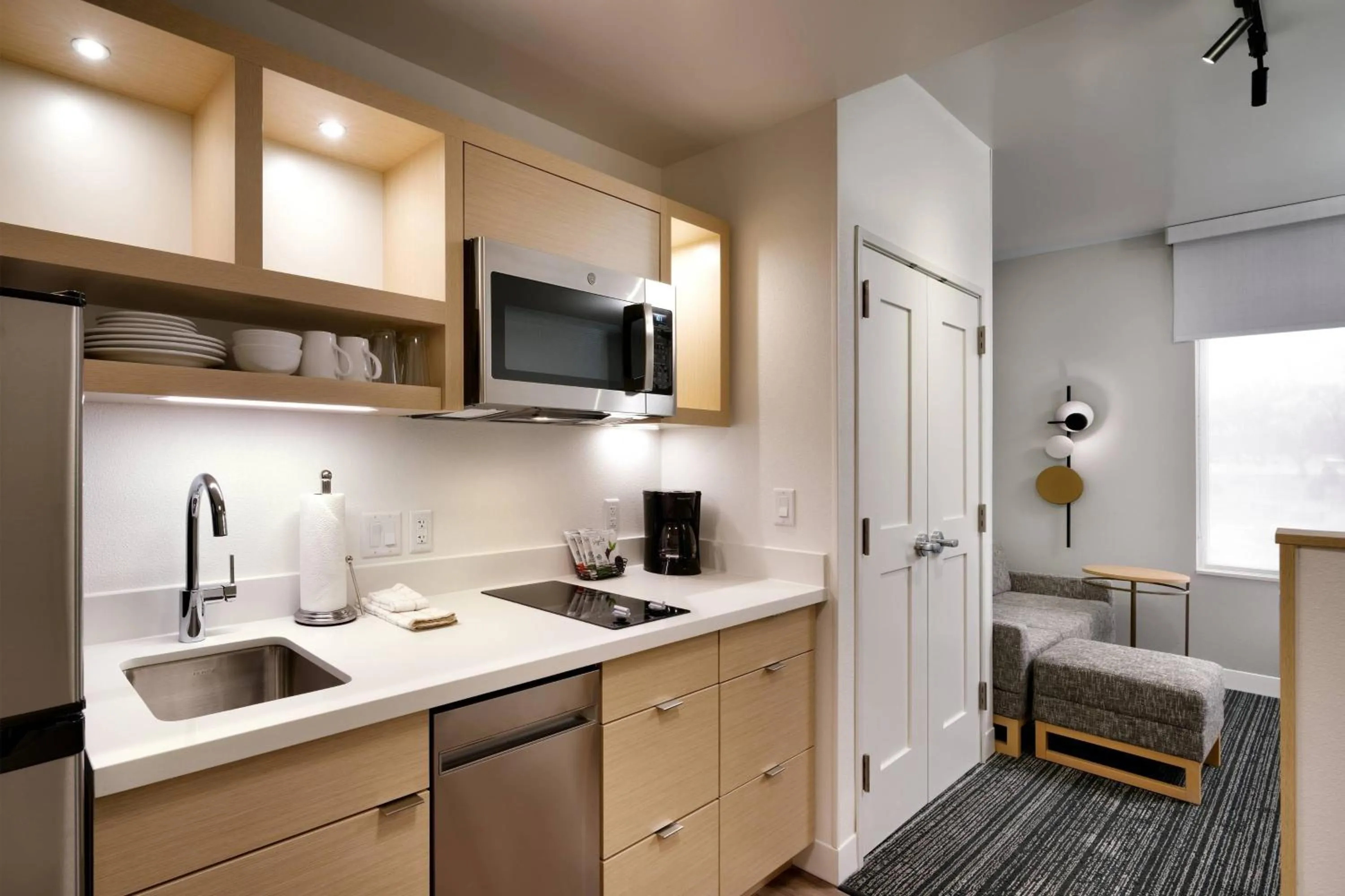 Kitchen or kitchenette in TownePlace Suites Salt Lake City Murray