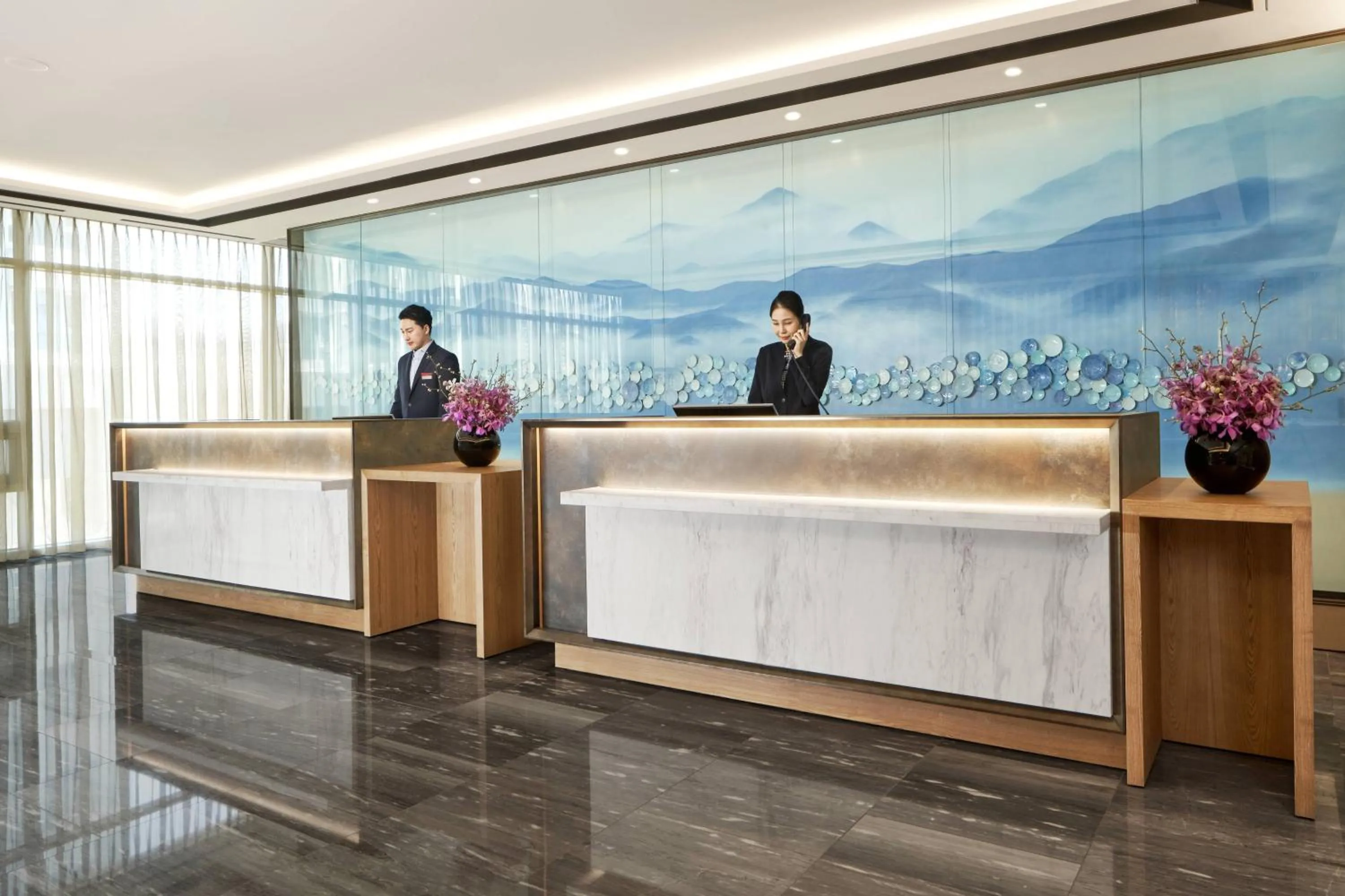 Lobby or reception in Daegu Marriott Hotel