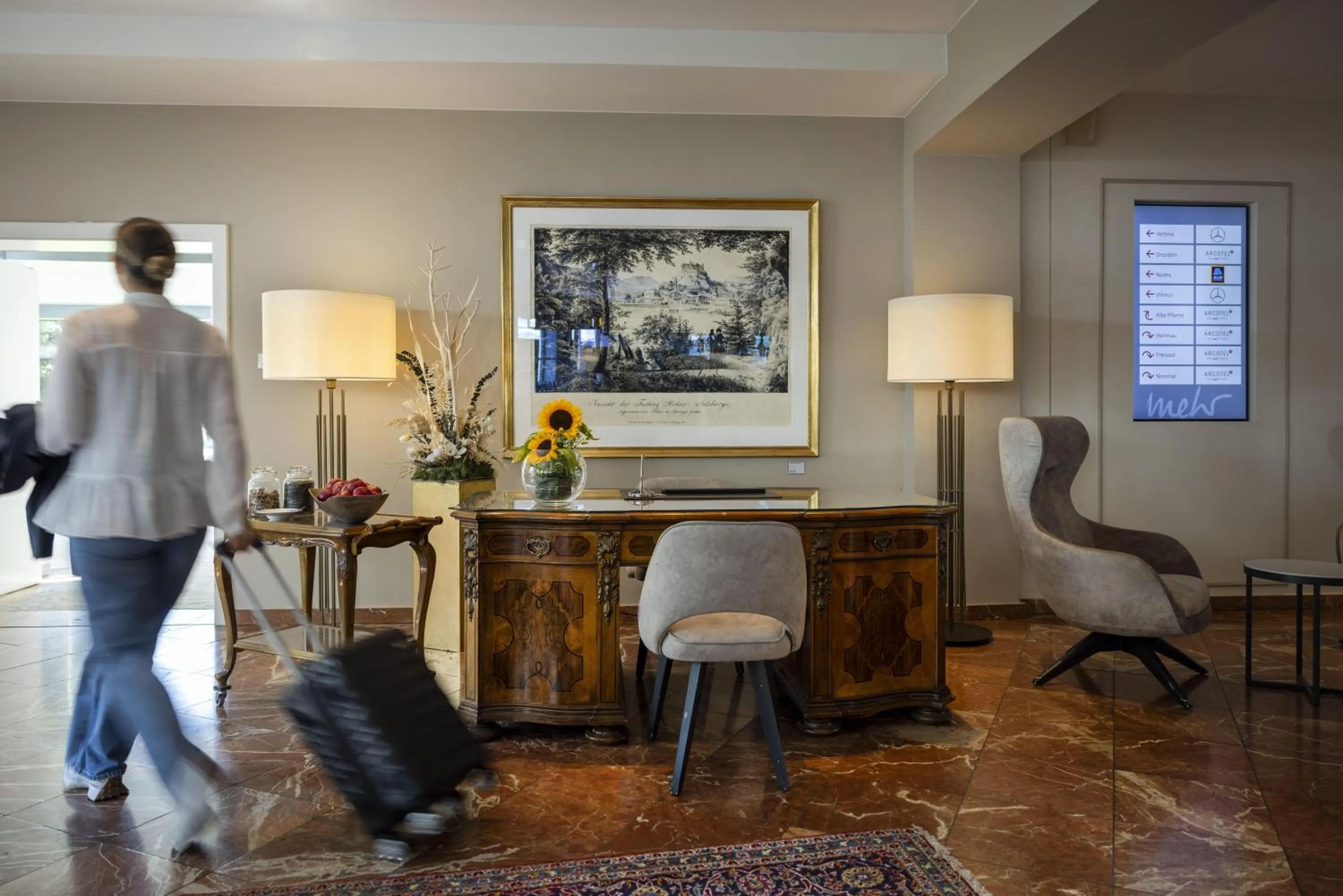 Lobby or reception in ARCOTEL Castellani Salzburg