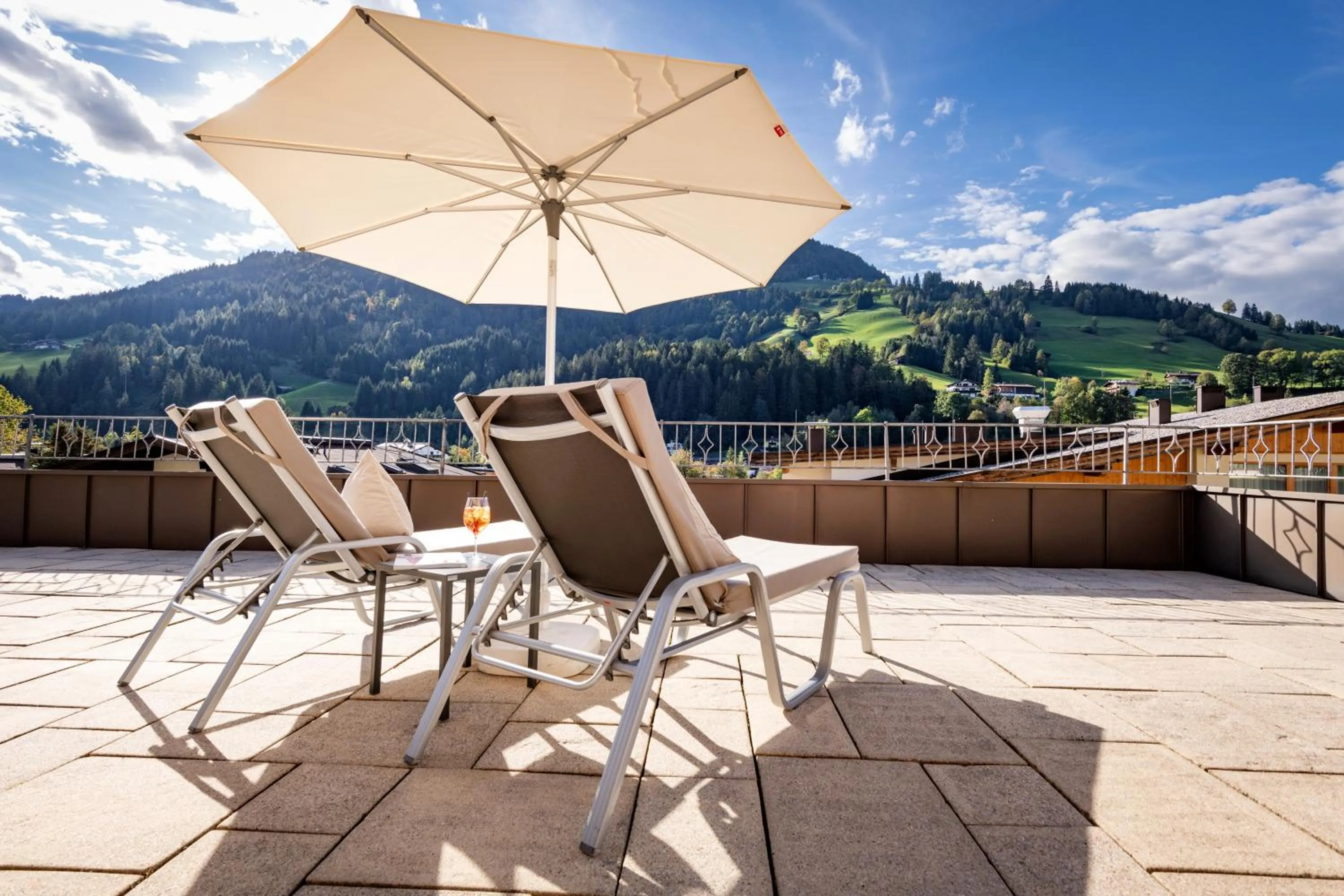 Balcony/Terrace in Hotel Elisabeth, 4 Sterne Superior