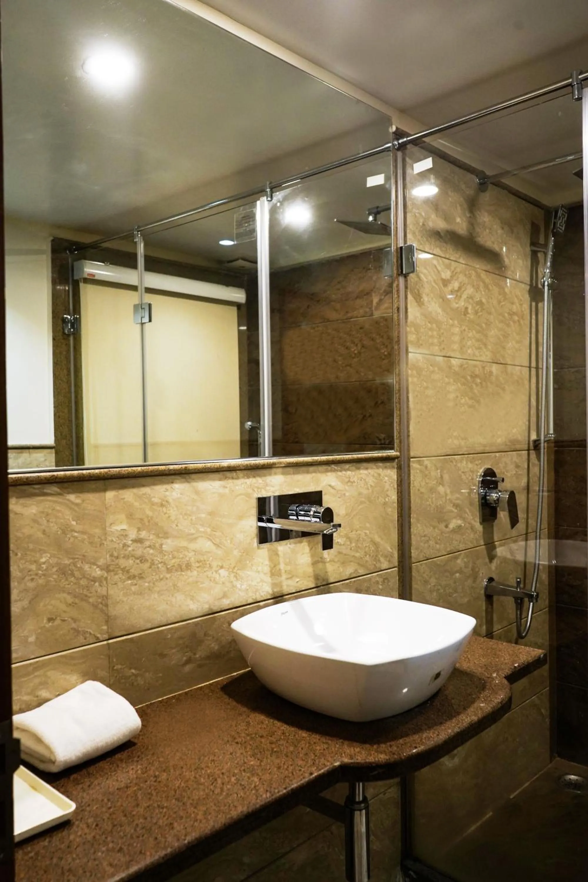 Bathroom in Hotel Adityaz