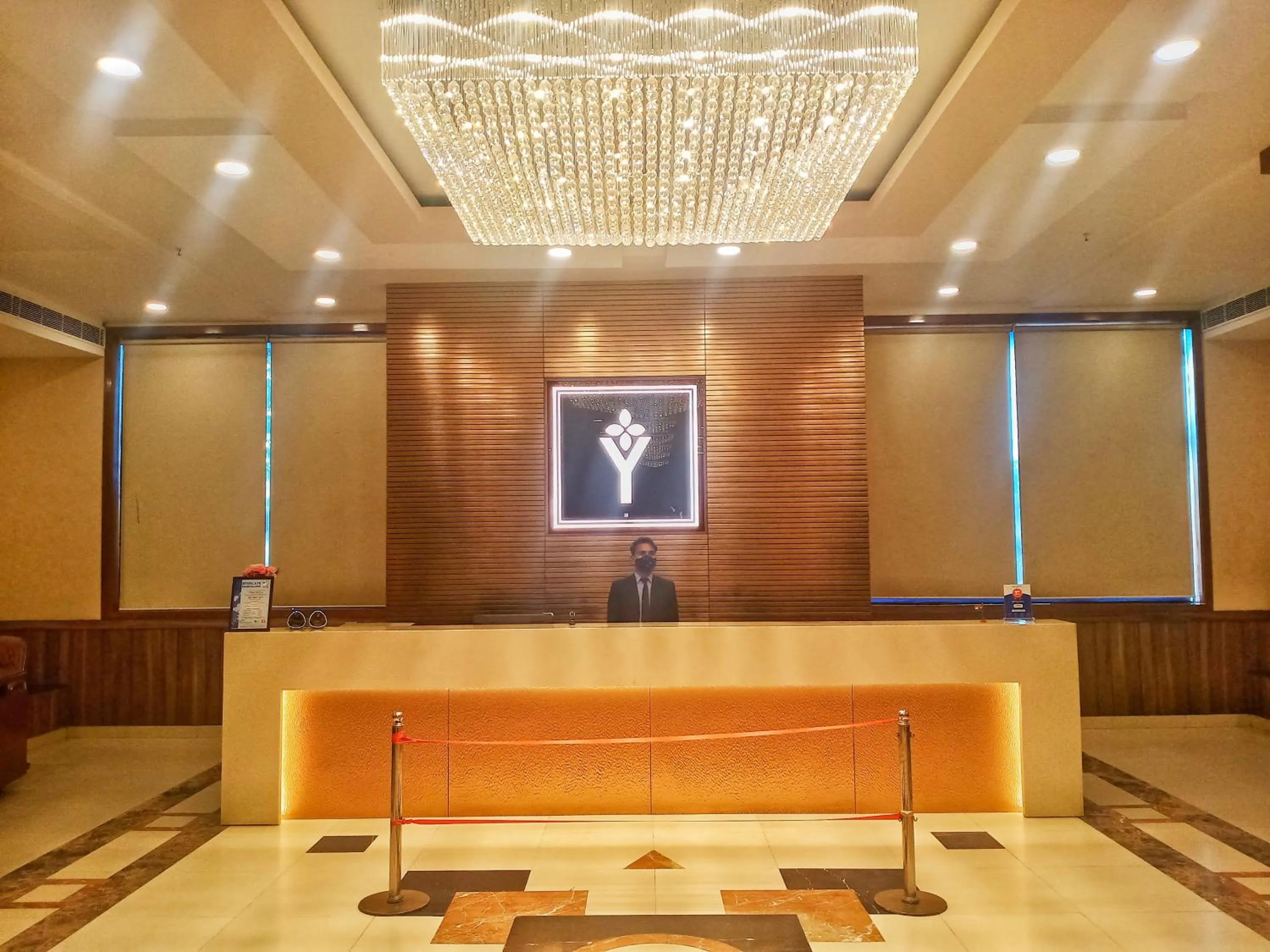 Lobby or reception in Hotel Adityaz