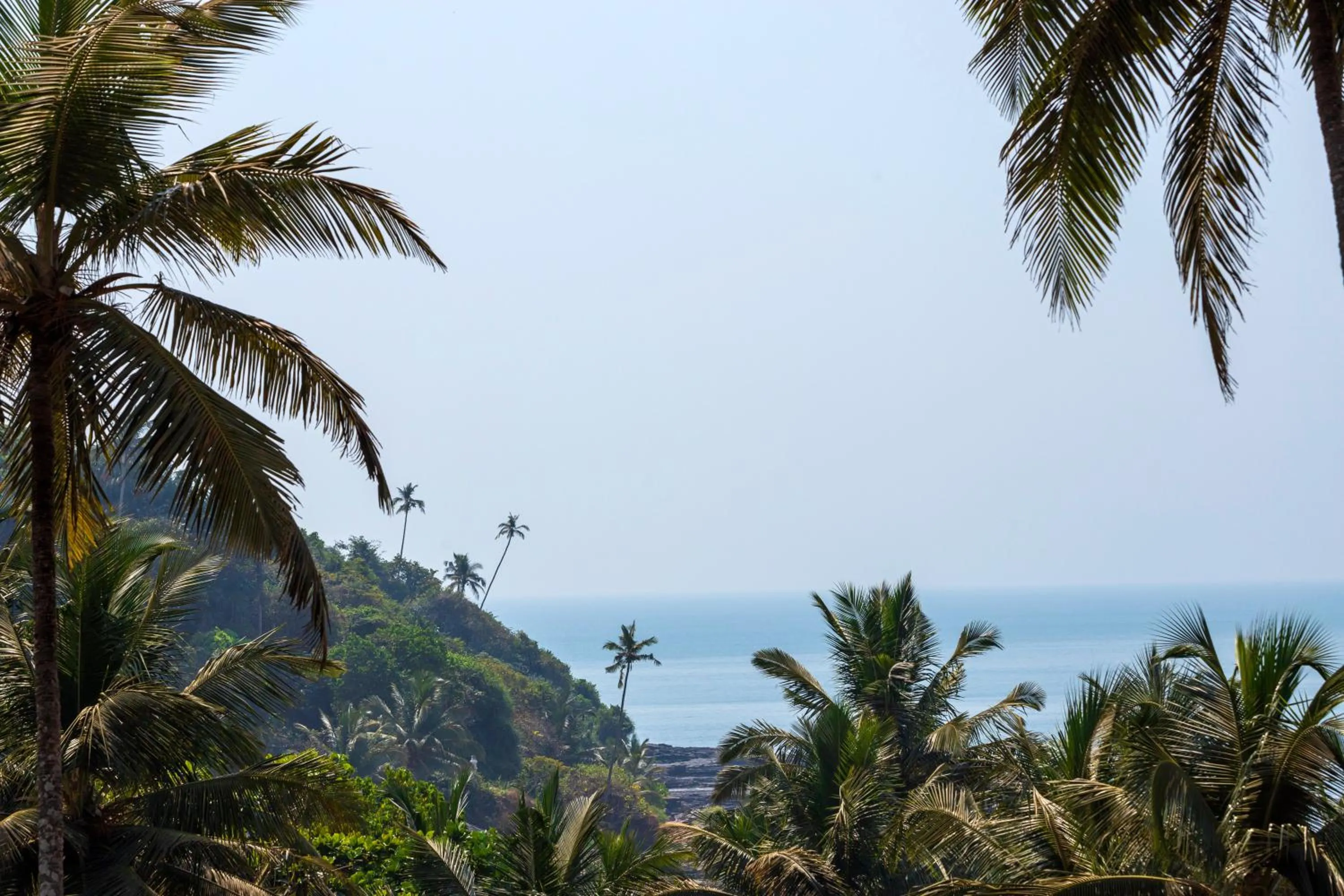 Sea view in Stone Wood Beach Resort, Vagator