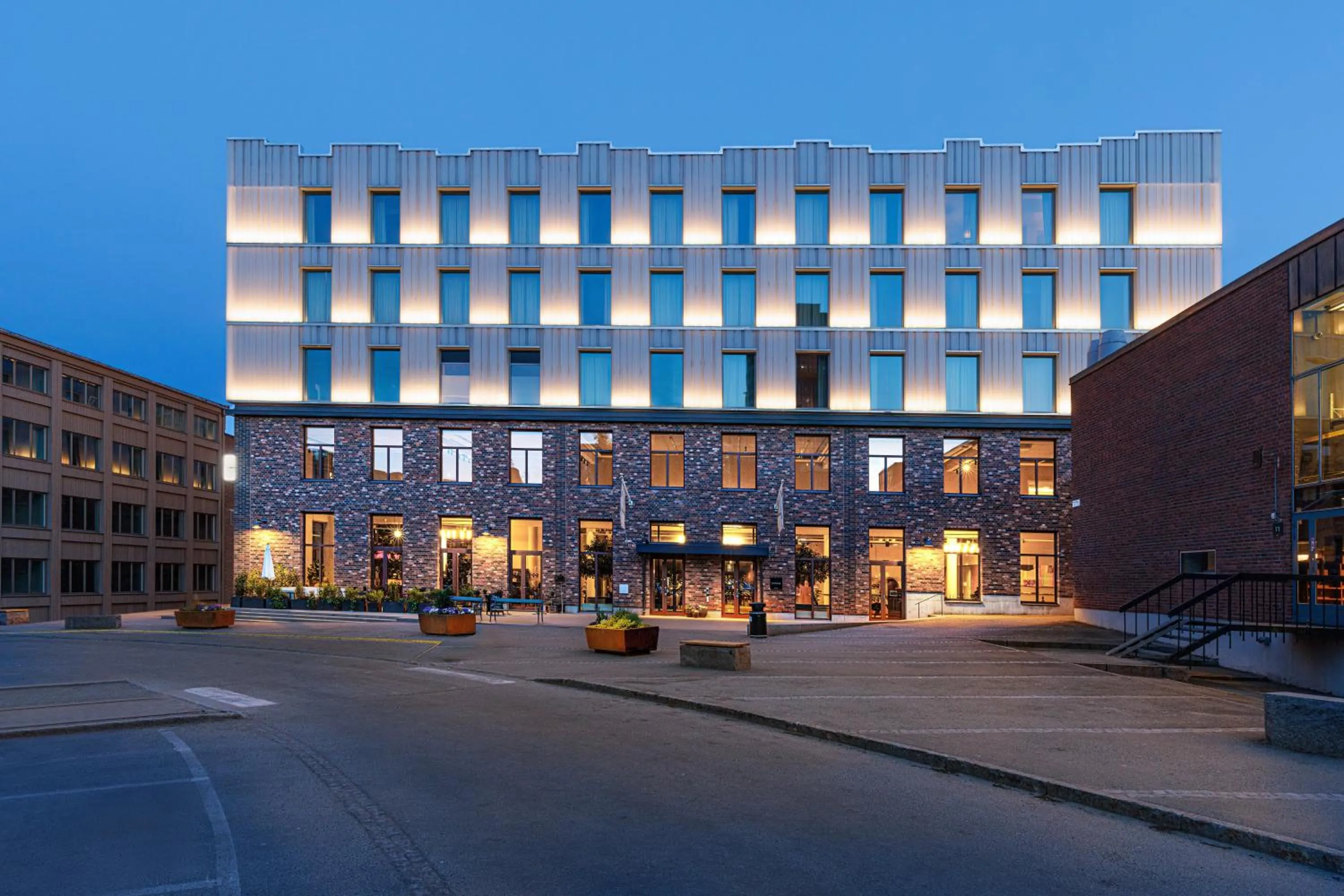 Property building in Home Hotel Tapetfabriken