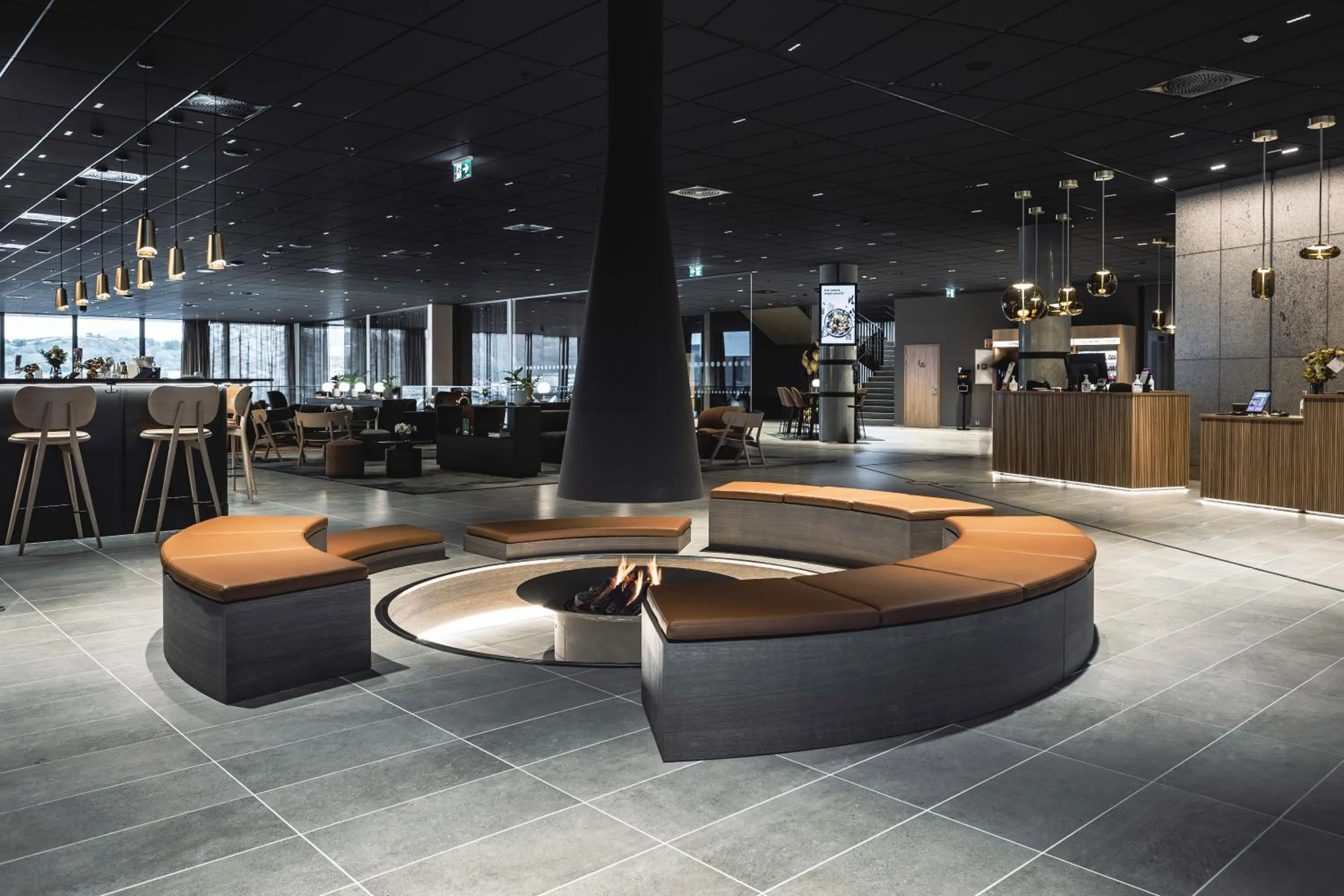 Lobby or reception in Quality Hotel Ramsalt