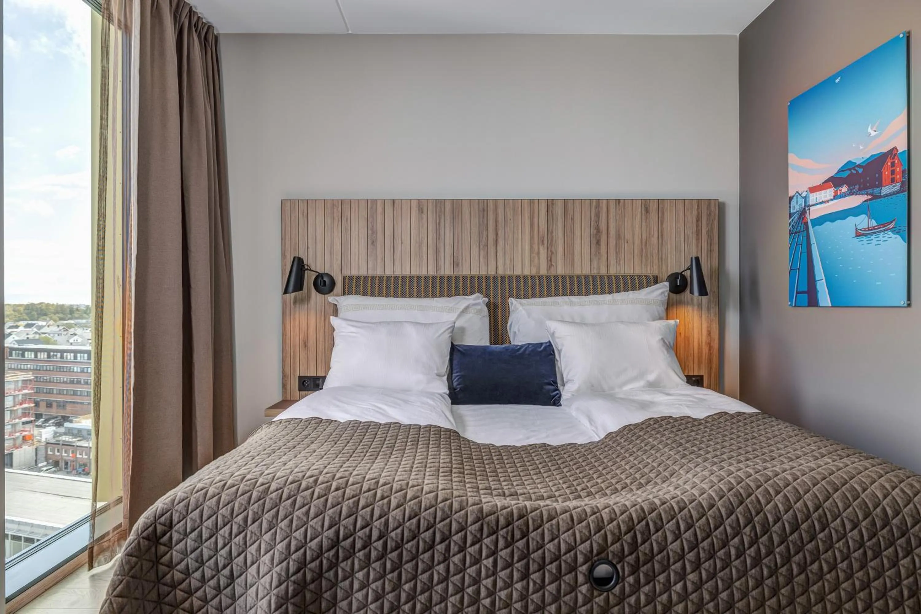 Bed in Quality Hotel Ramsalt