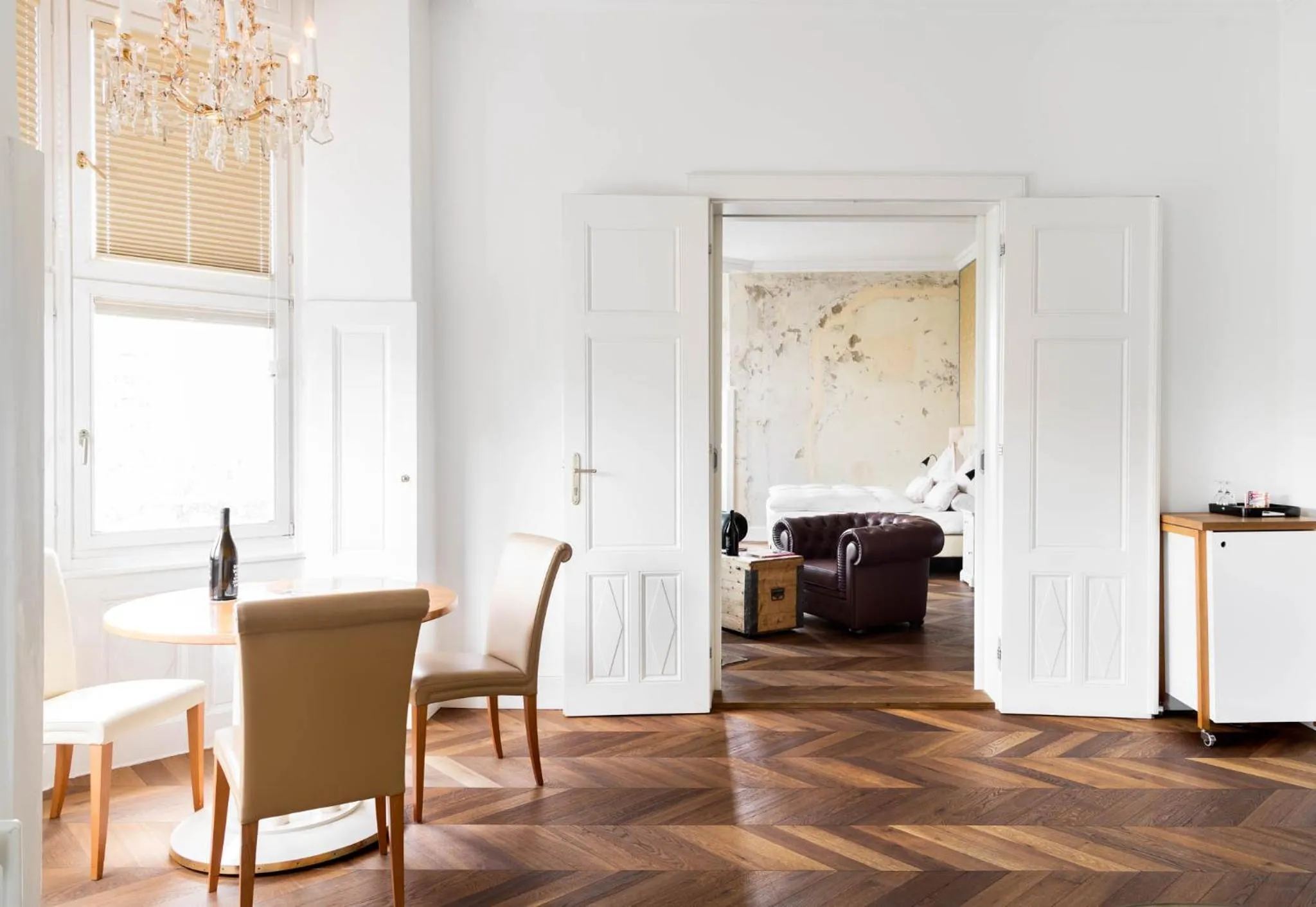 Bed in Grand Hôtel Wiesler - Centre of Graz