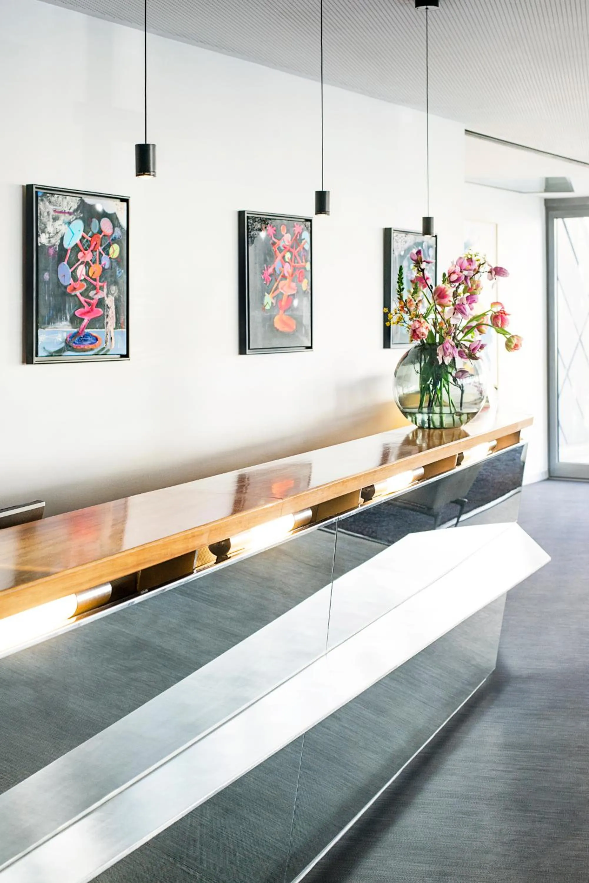 Lobby or reception in Augarten Art Hotel, a Member of Design Hotels