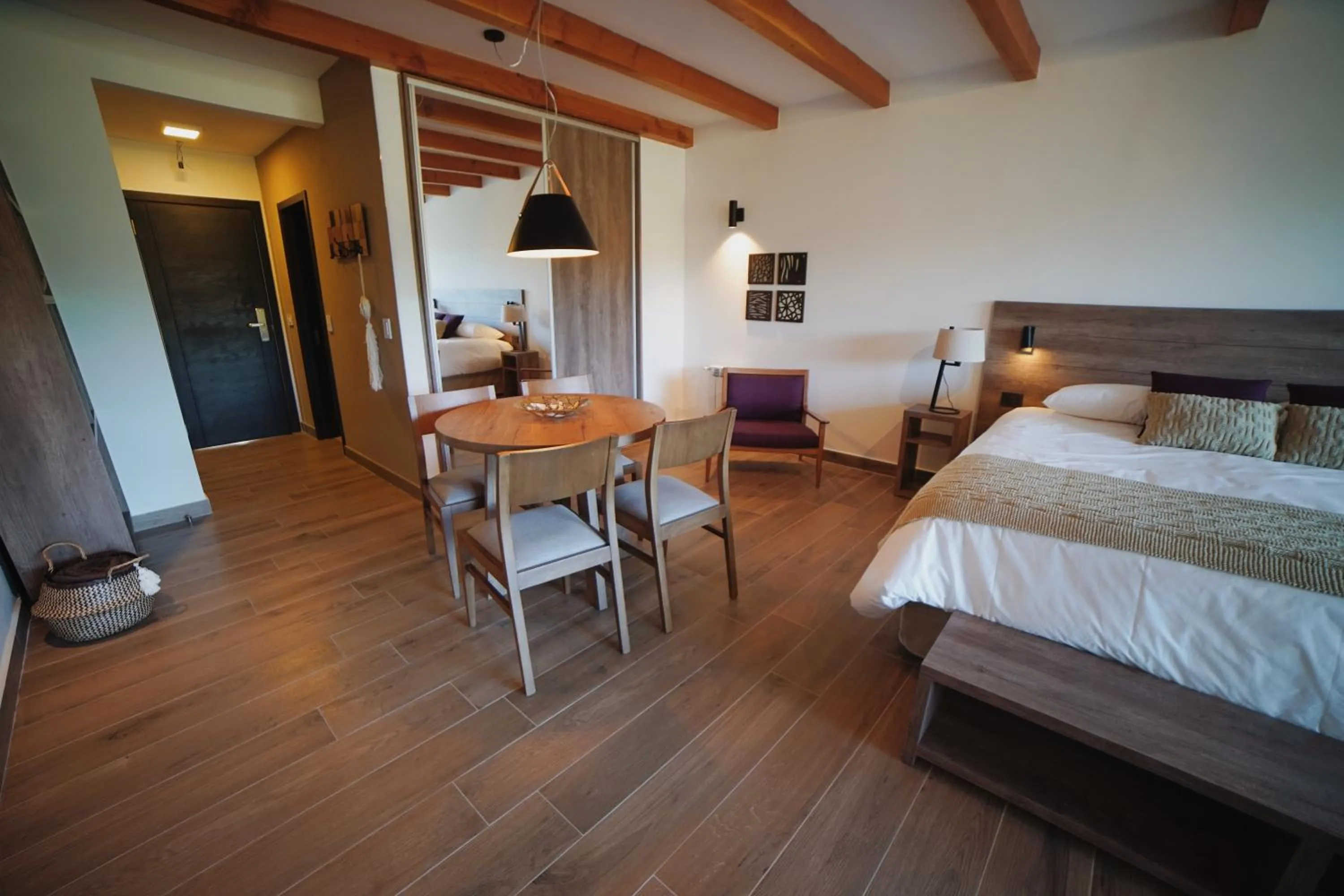 Bed in AWKA Apart Hotel