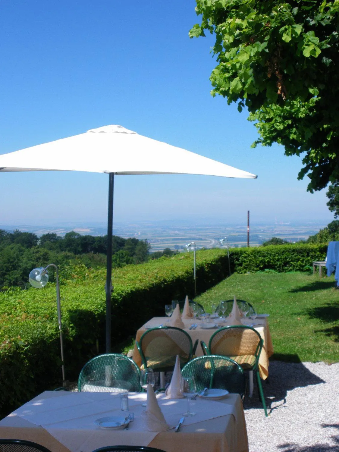 Garden in Berghotel Tulbingerkogel