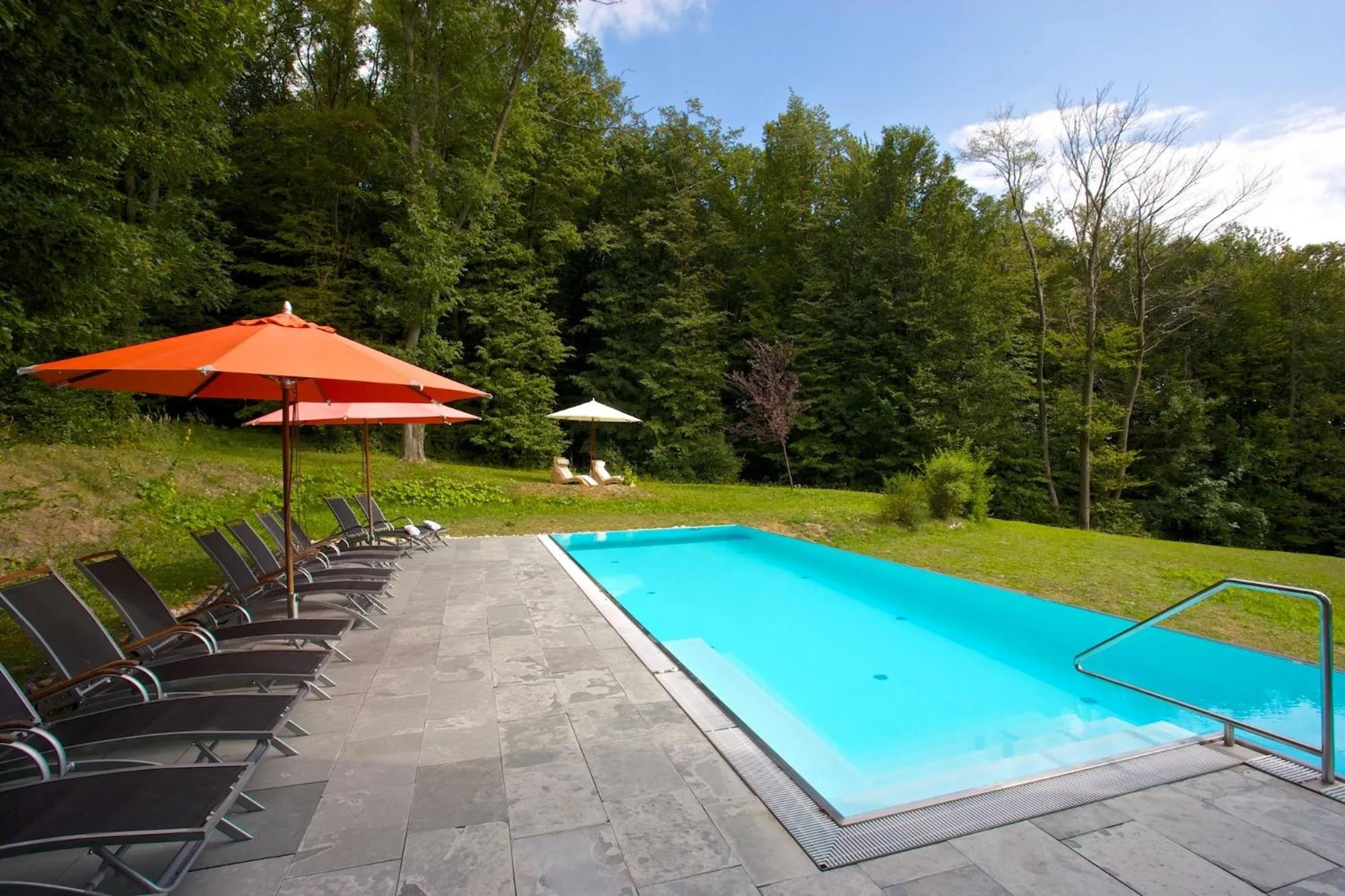 Swimming pool in Berghotel Tulbingerkogel