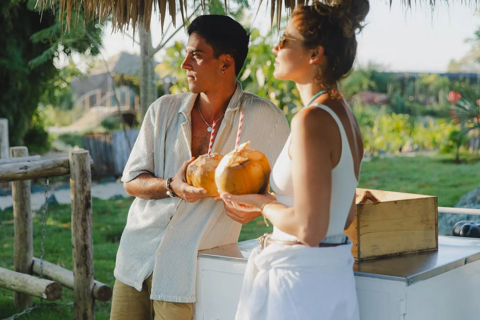 Non alcoholic drinks in Green Land Bubble Glamping