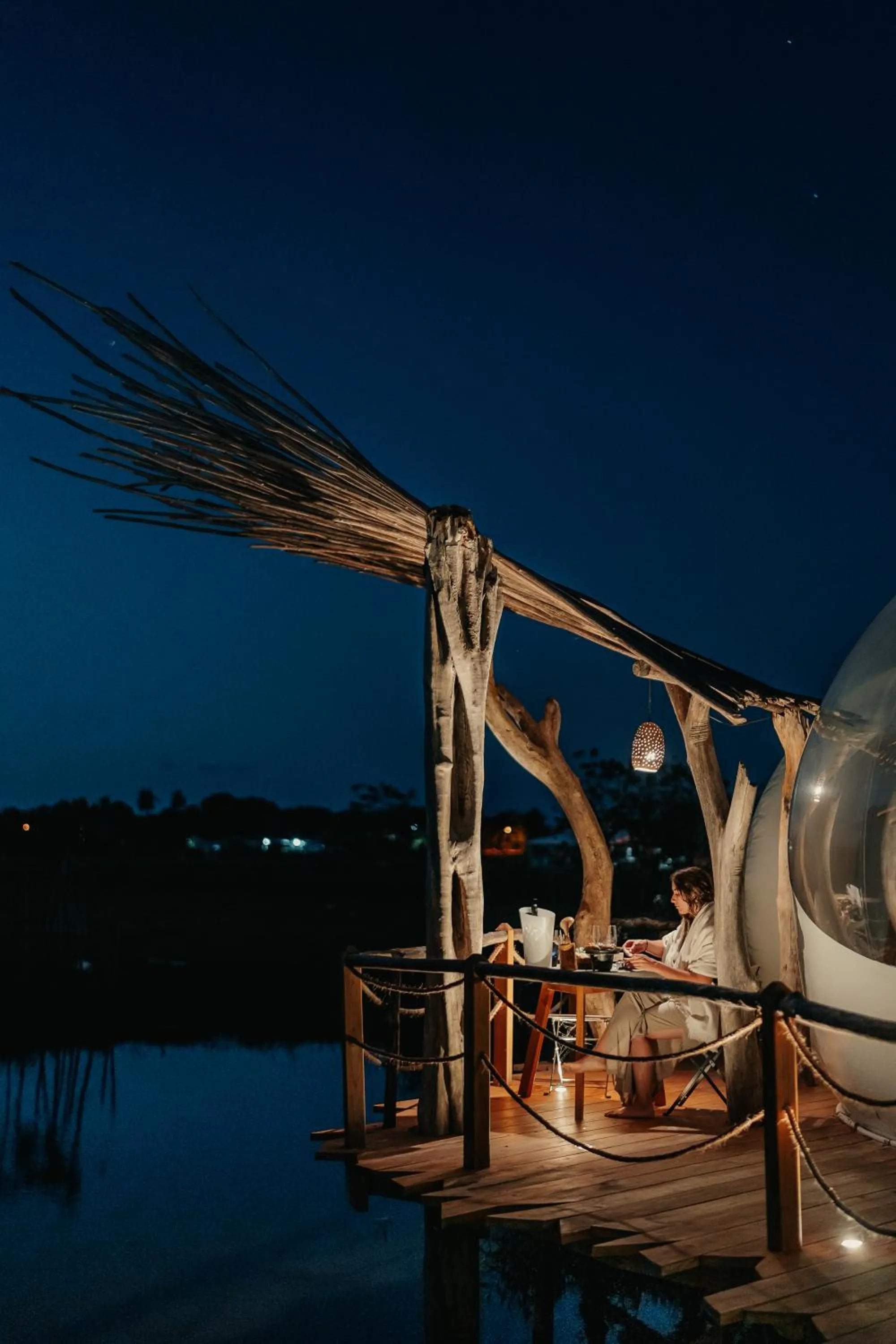 Night in Green Land Bubble Glamping