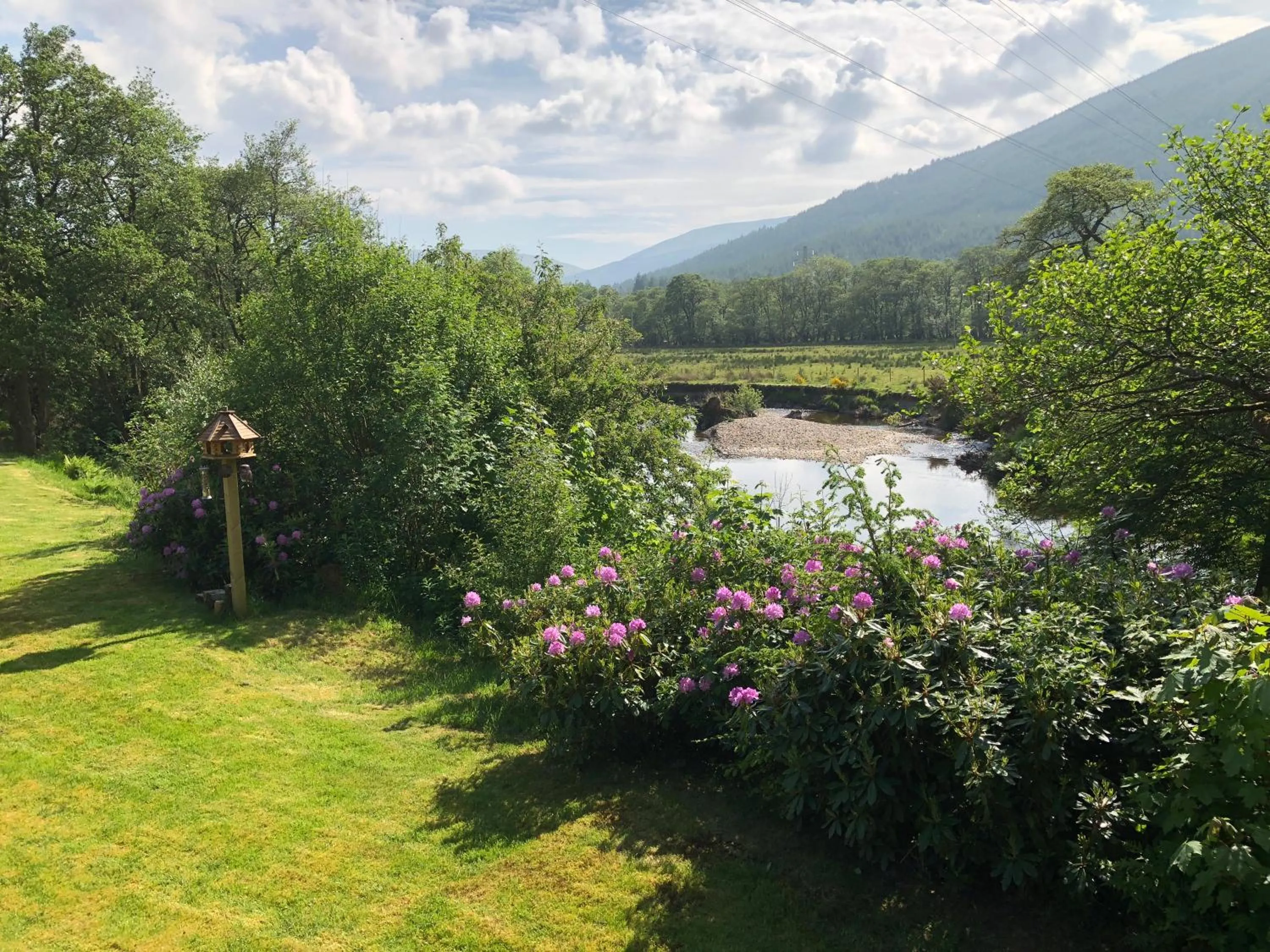 River view in Rashfield Sheilings - Riverside Lodges, by Pucks Glen, Dunoon