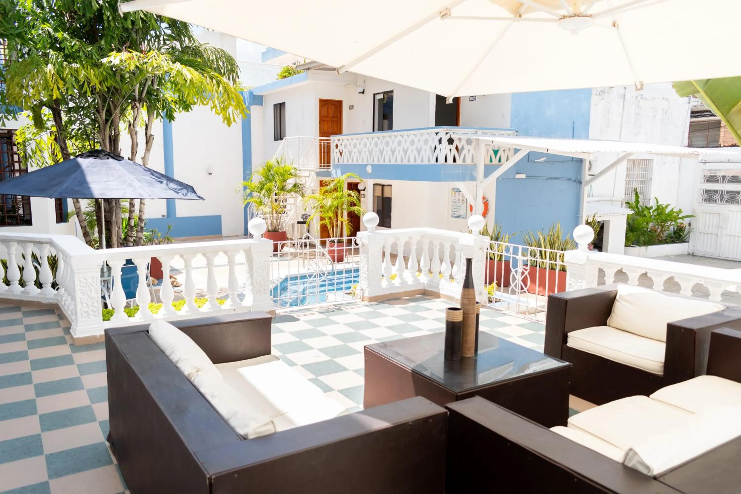 Balcony/Terrace in Hotel Corozal Plaza