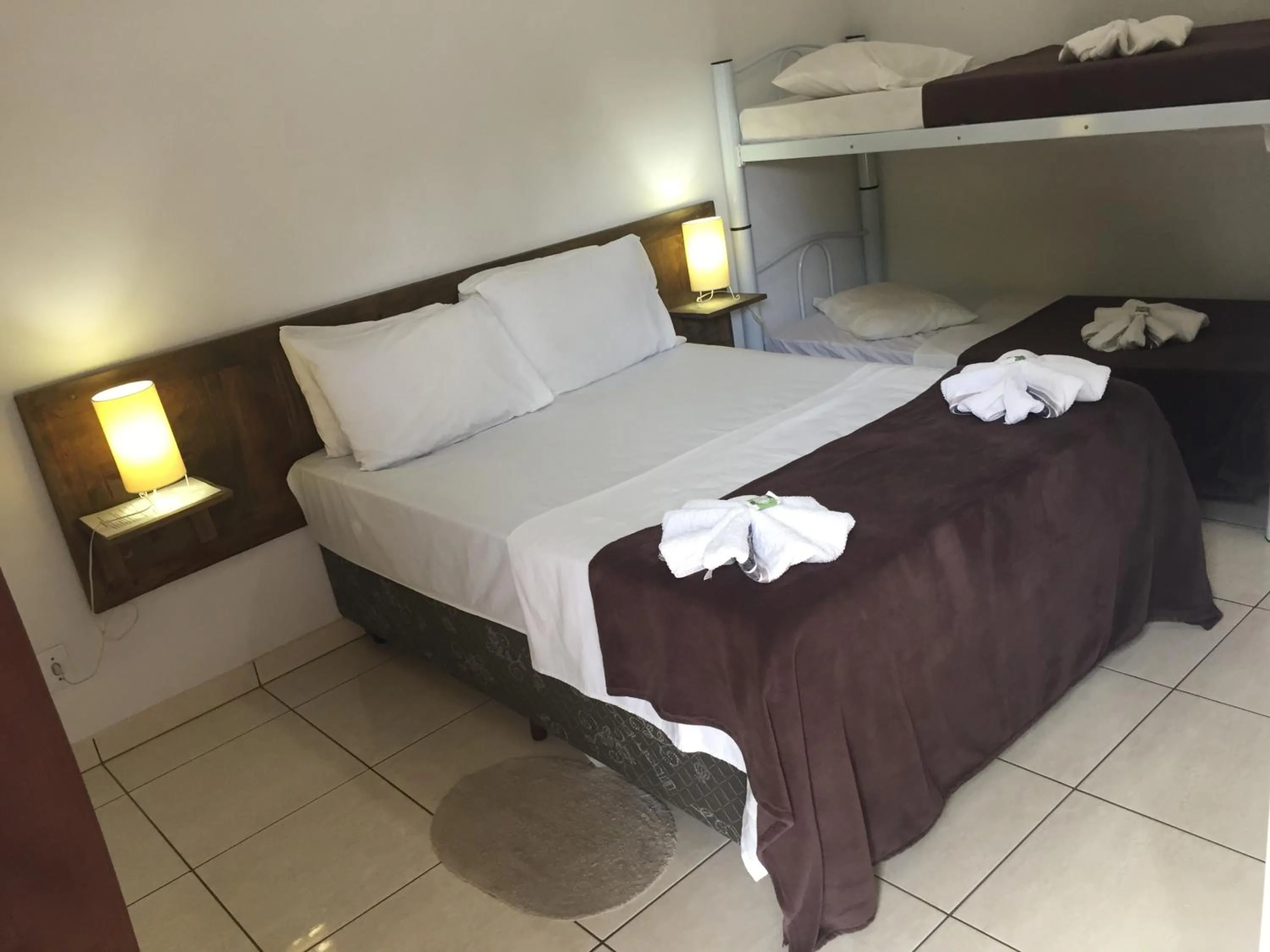 Bed in Hotel Lindoia Rural