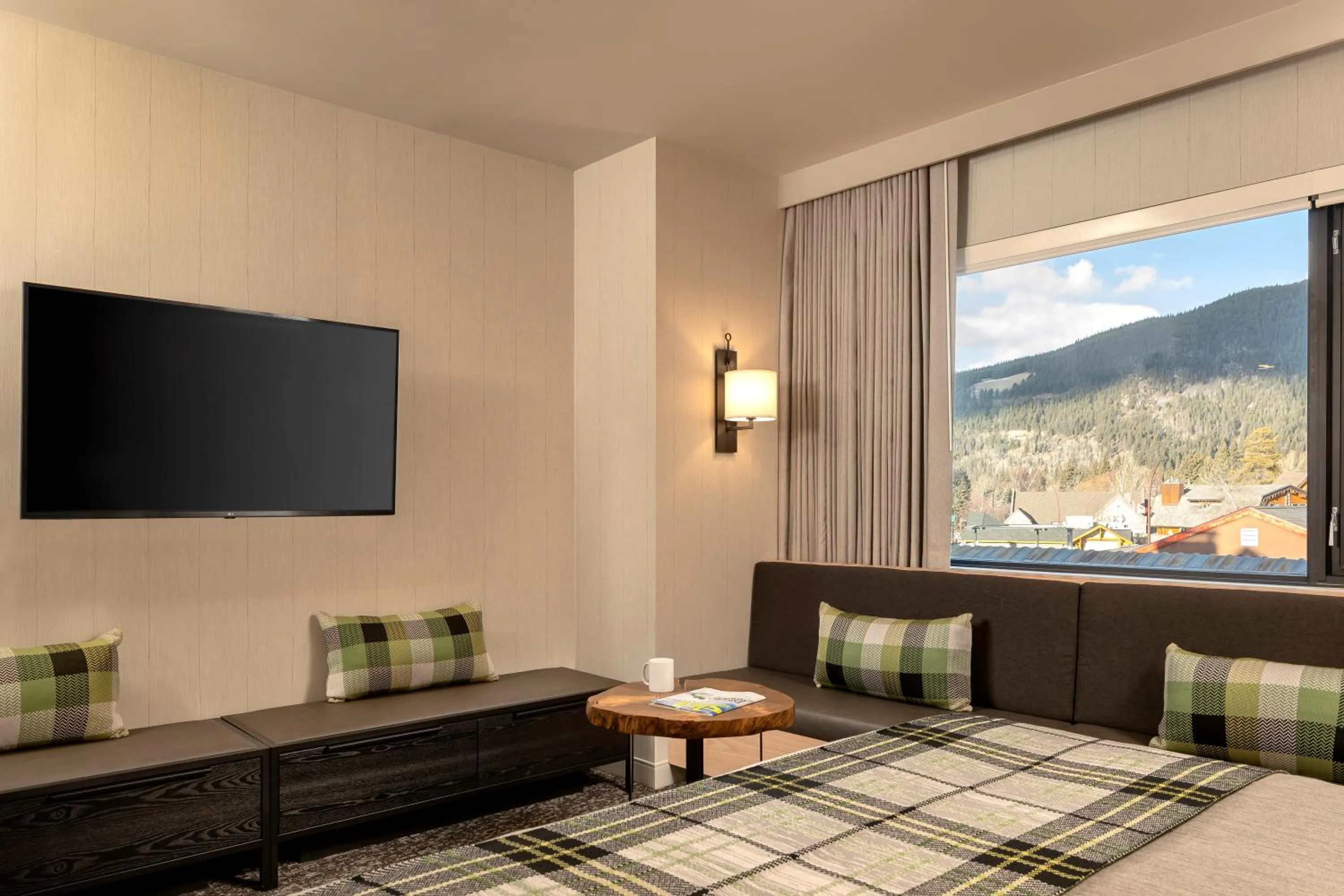 Bed in Peaks Hotel and Suites