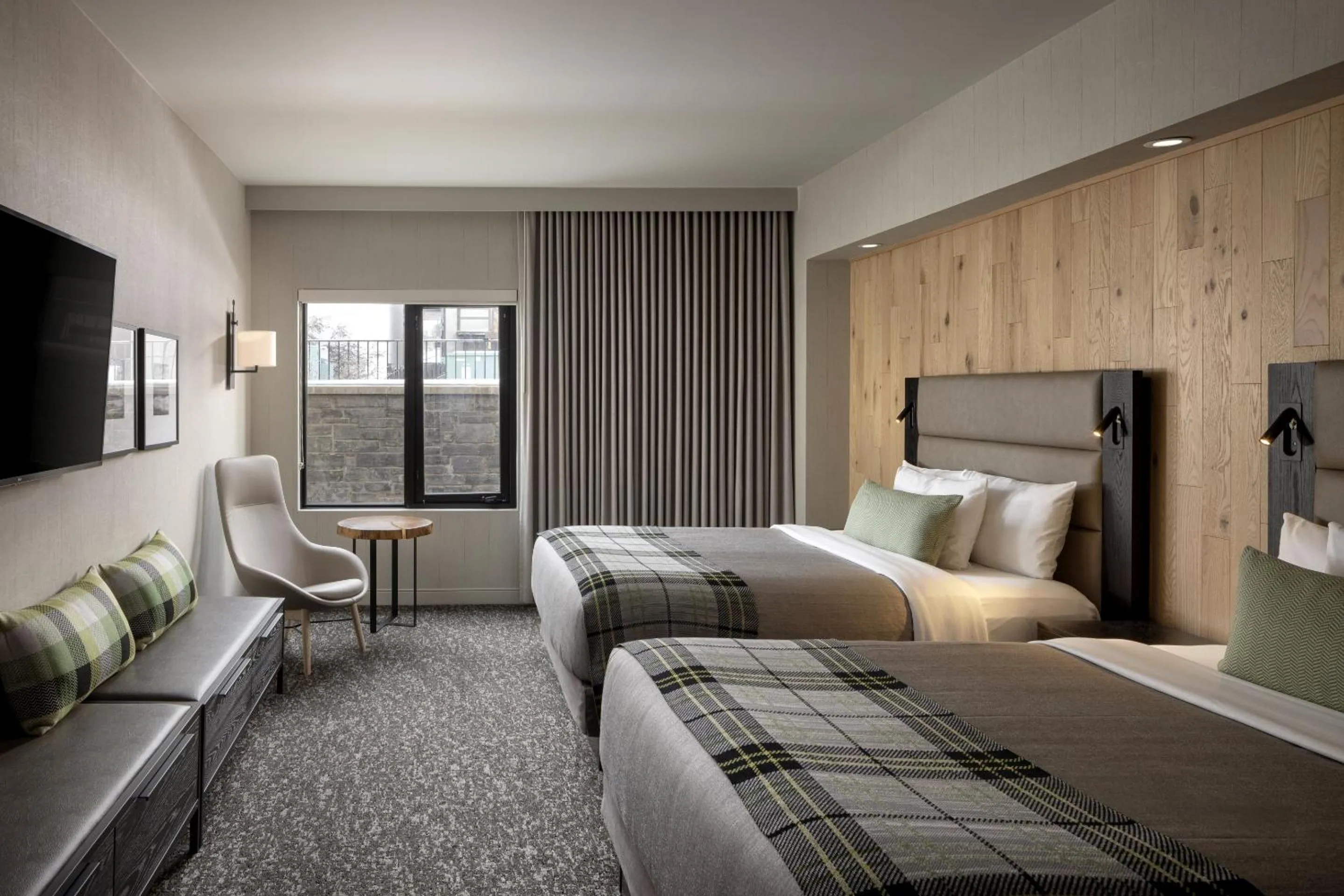 Bed in Peaks Hotel and Suites