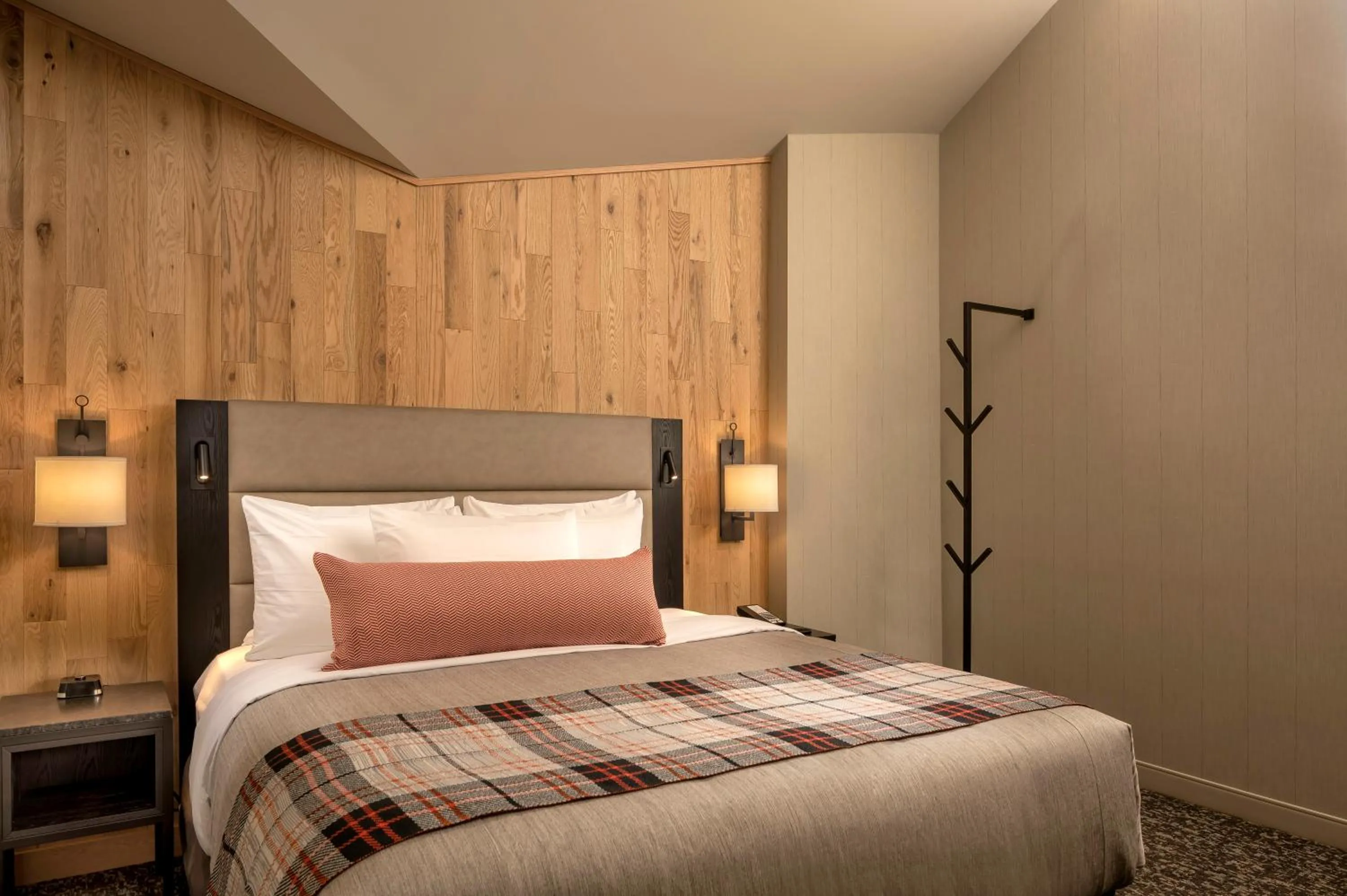 Bed in Peaks Hotel and Suites