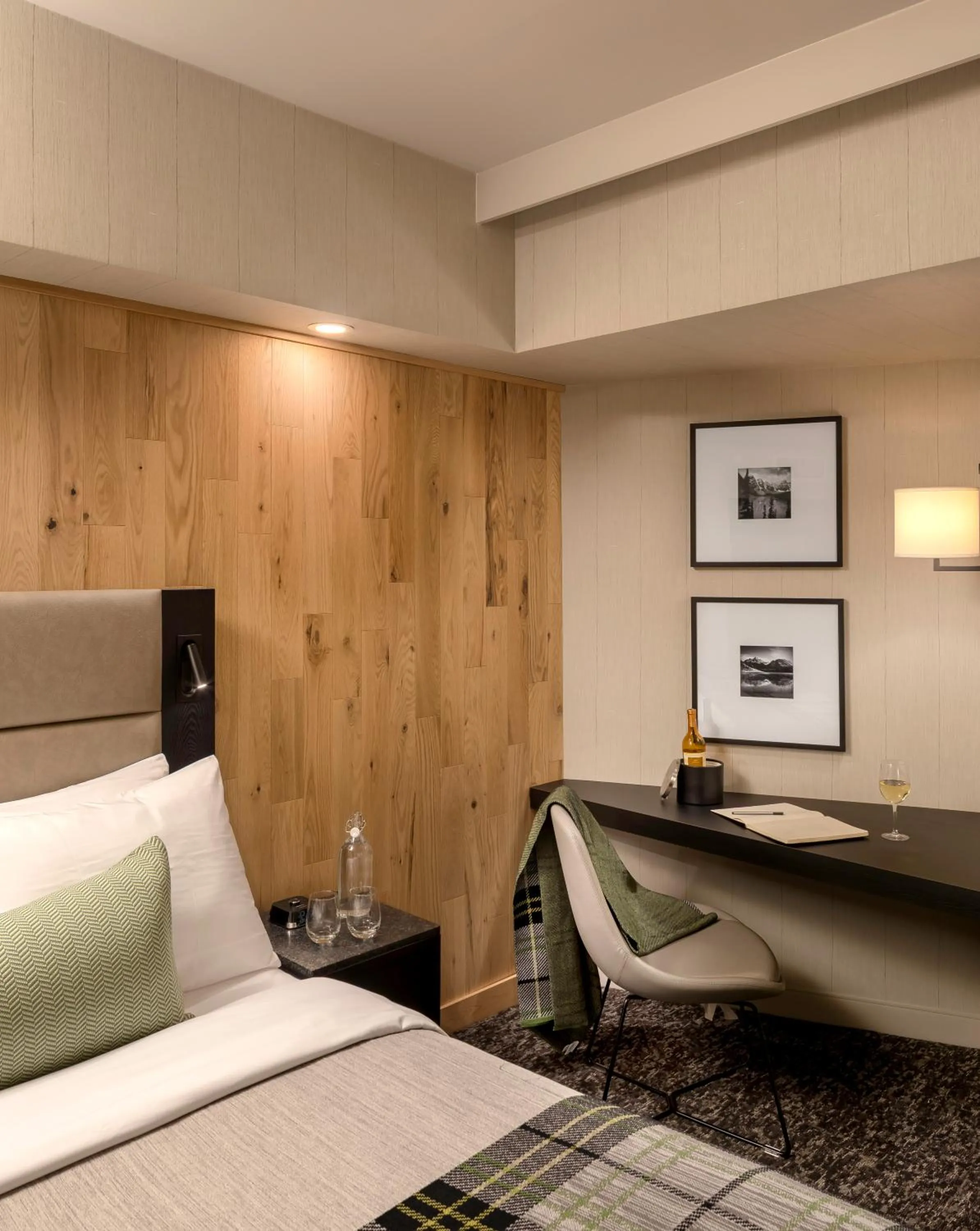 Bed in Peaks Hotel and Suites