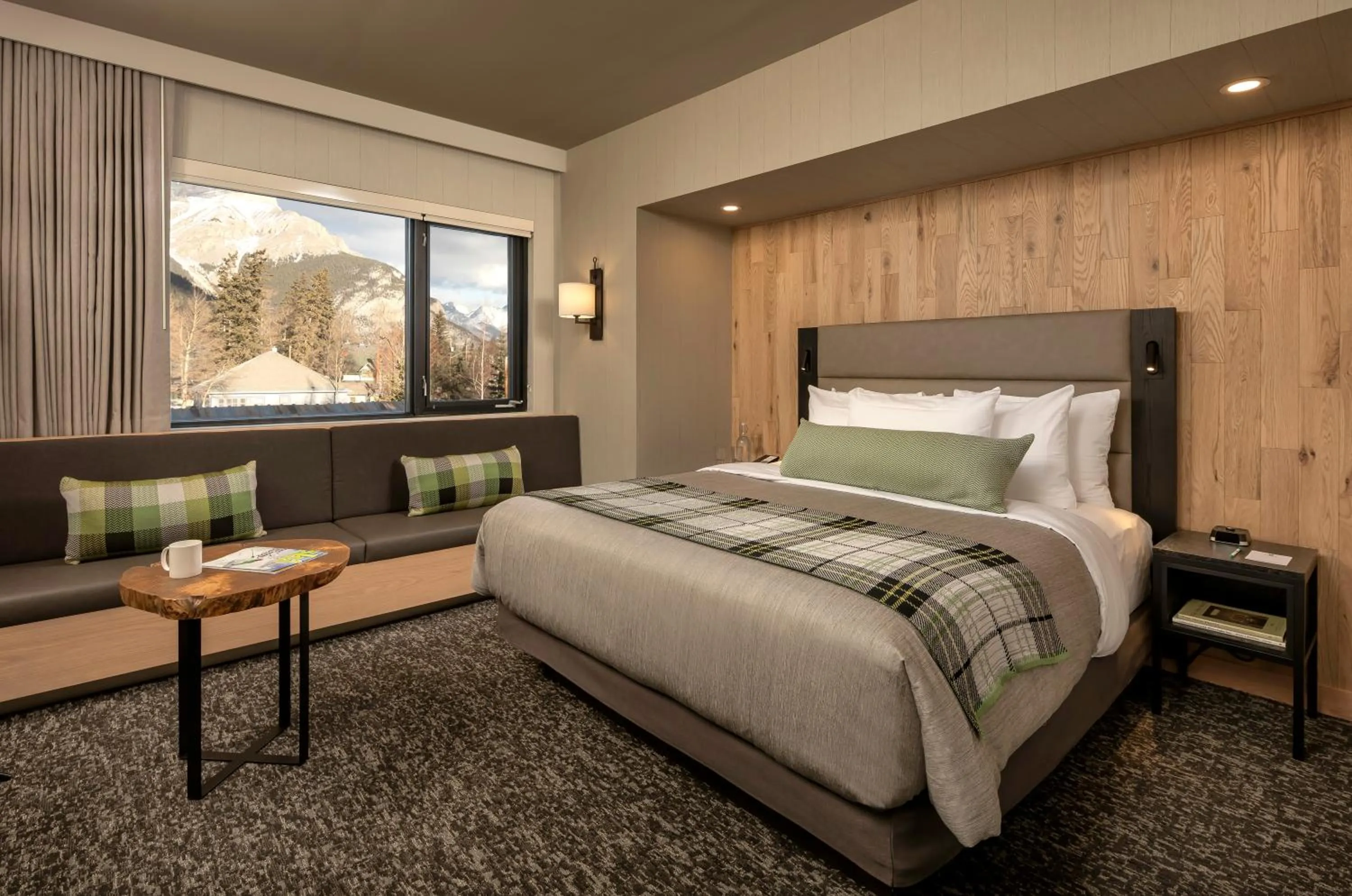 Bed in Peaks Hotel and Suites