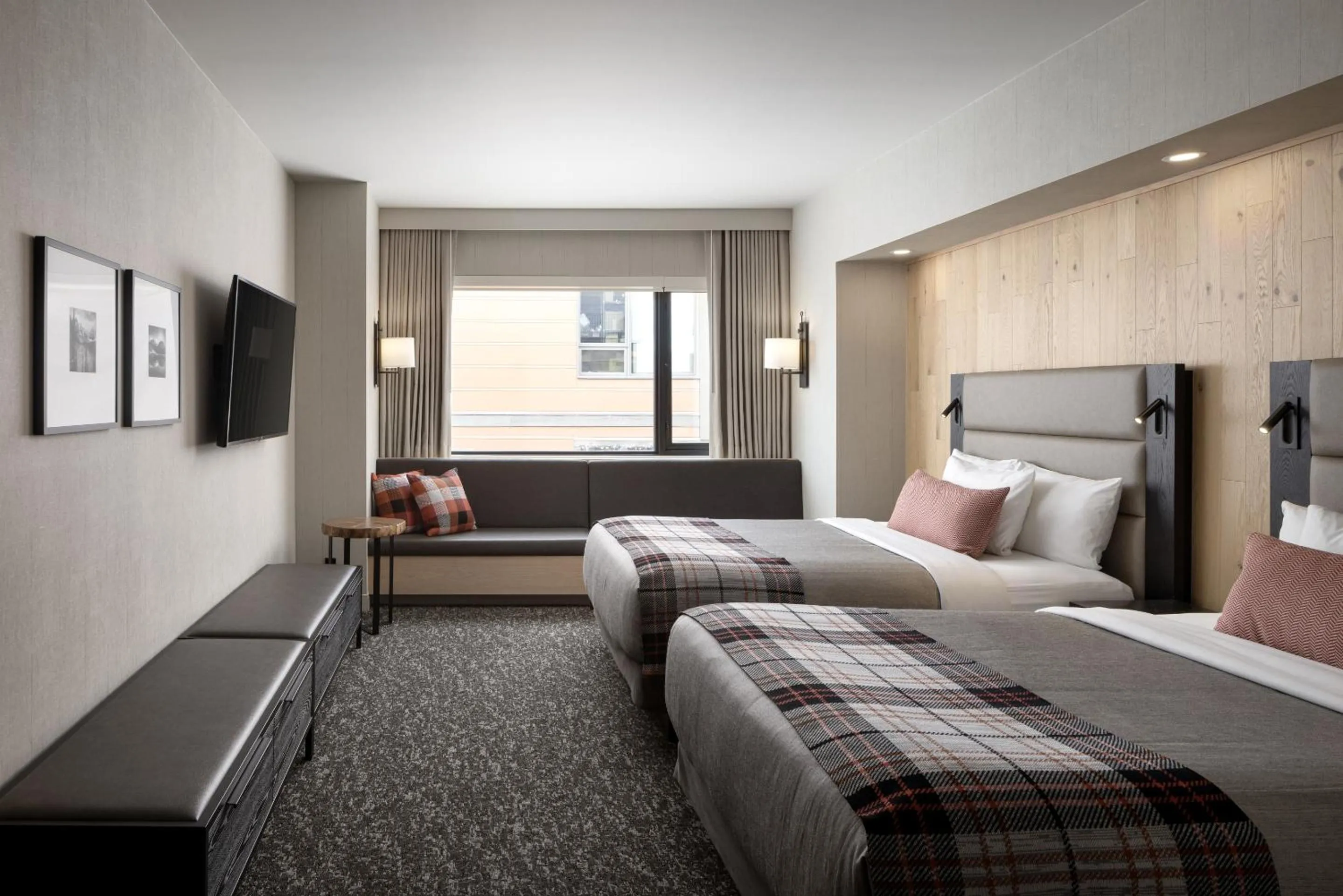 Bed in Peaks Hotel and Suites