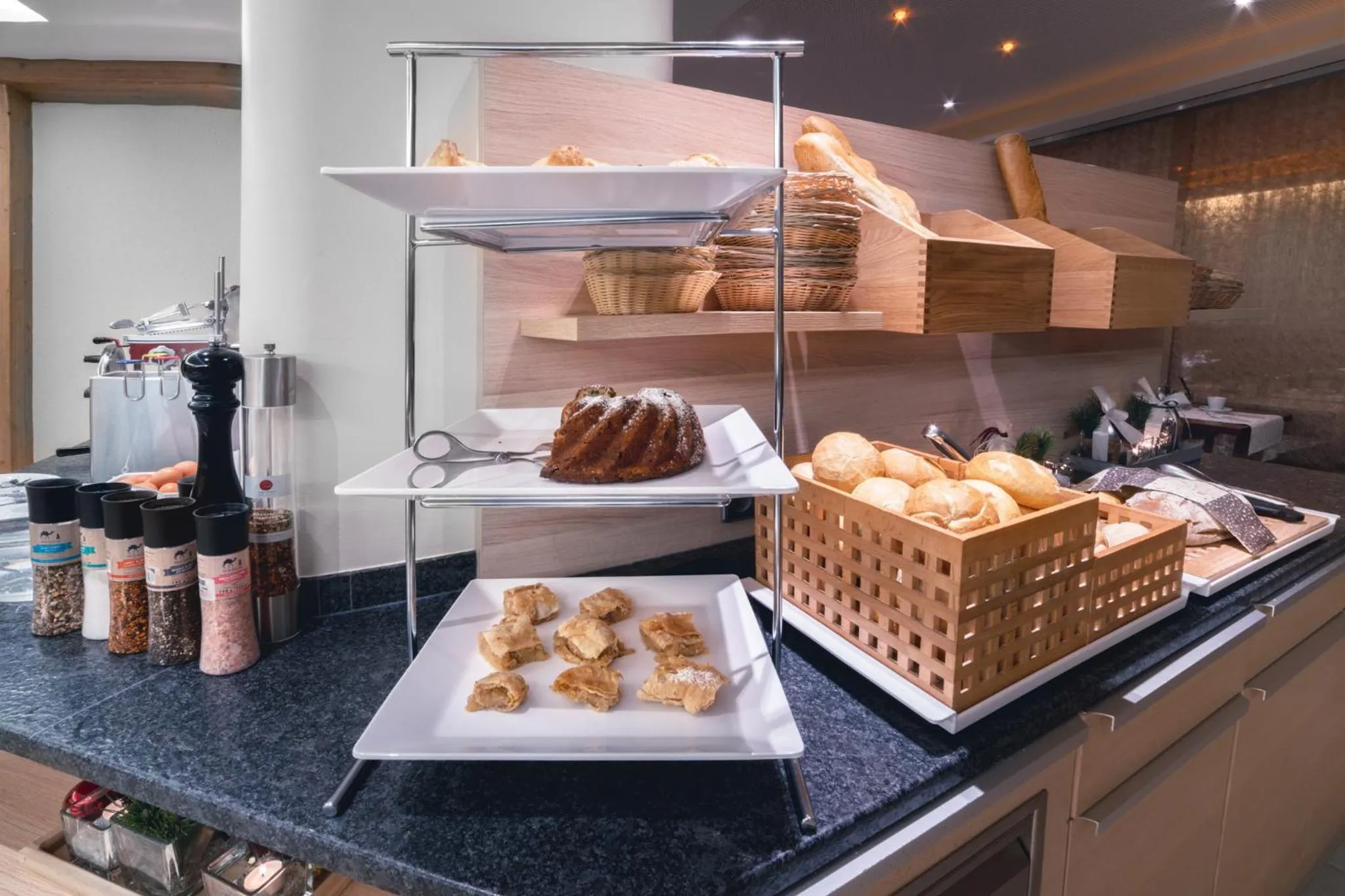 Buffet breakfast in Alpen Adria Hotel & Spa