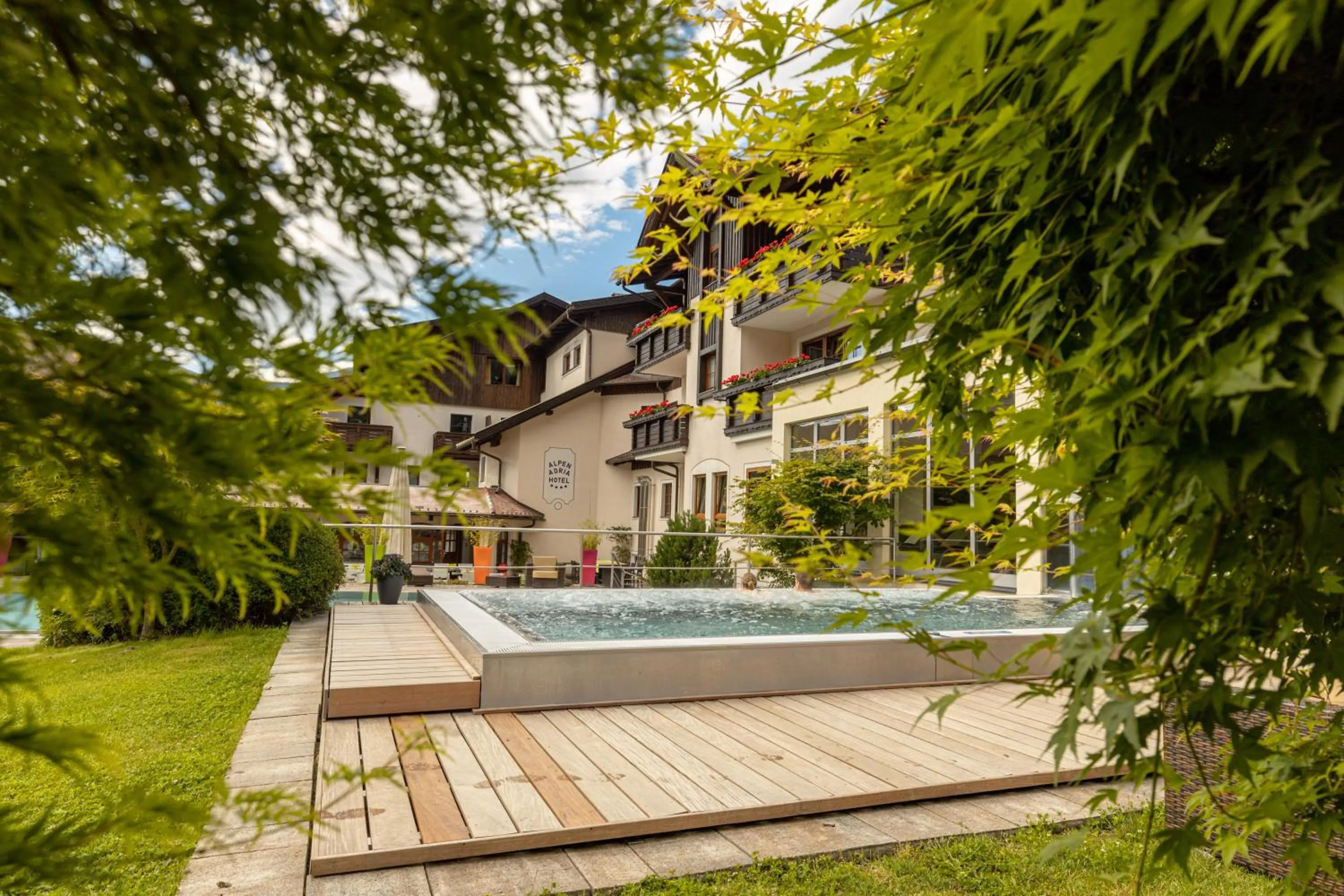 Swimming pool in Alpen Adria Hotel & Spa