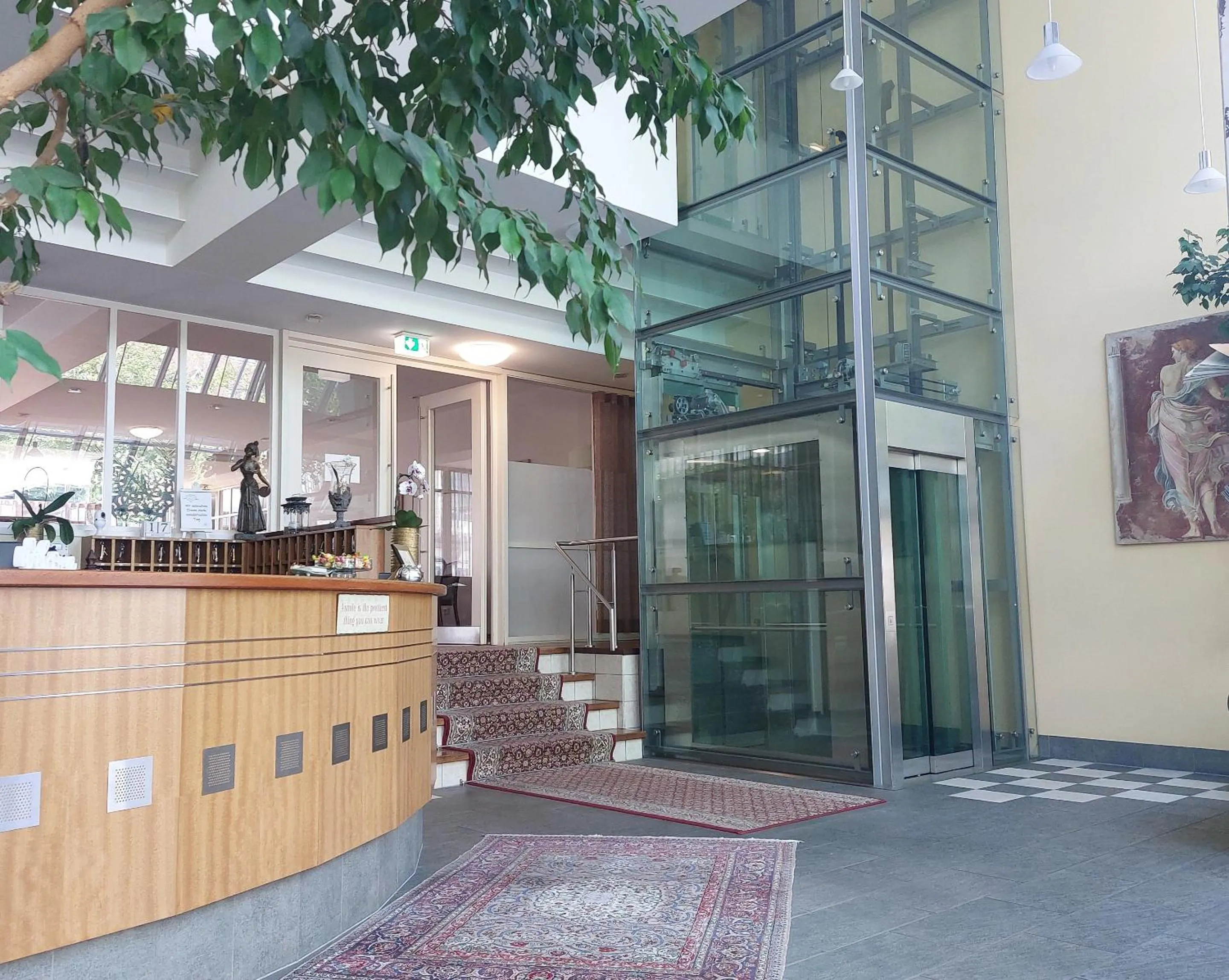 Lobby or reception in Hotel Goldener Stern