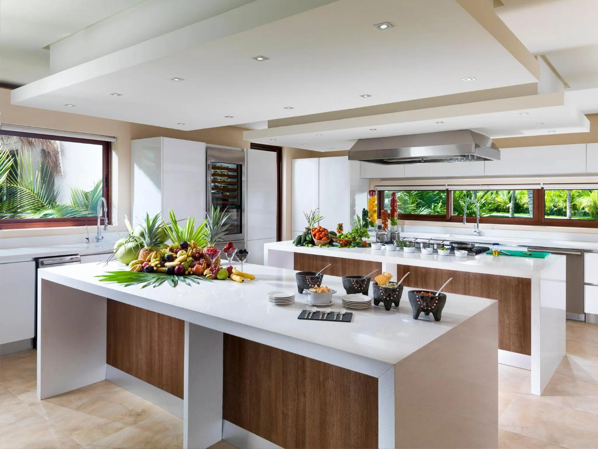 Communal kitchen in Azul Villa Esmeralda - Gourmet All Inclusive by Karisma
