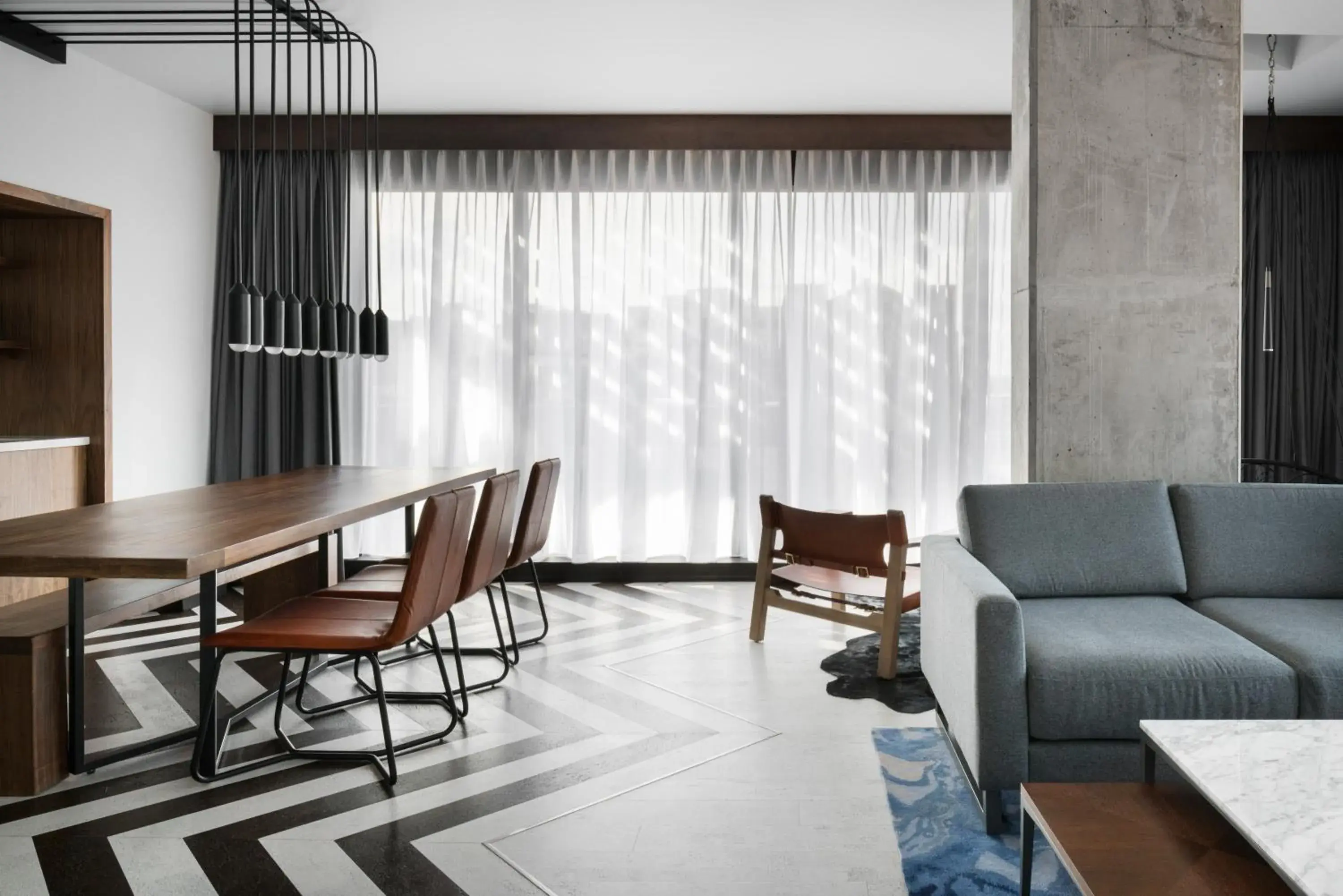 King Suite in The Maven Hotel at Dairy Block King Suite in The Maven Hotel at Dairy Block