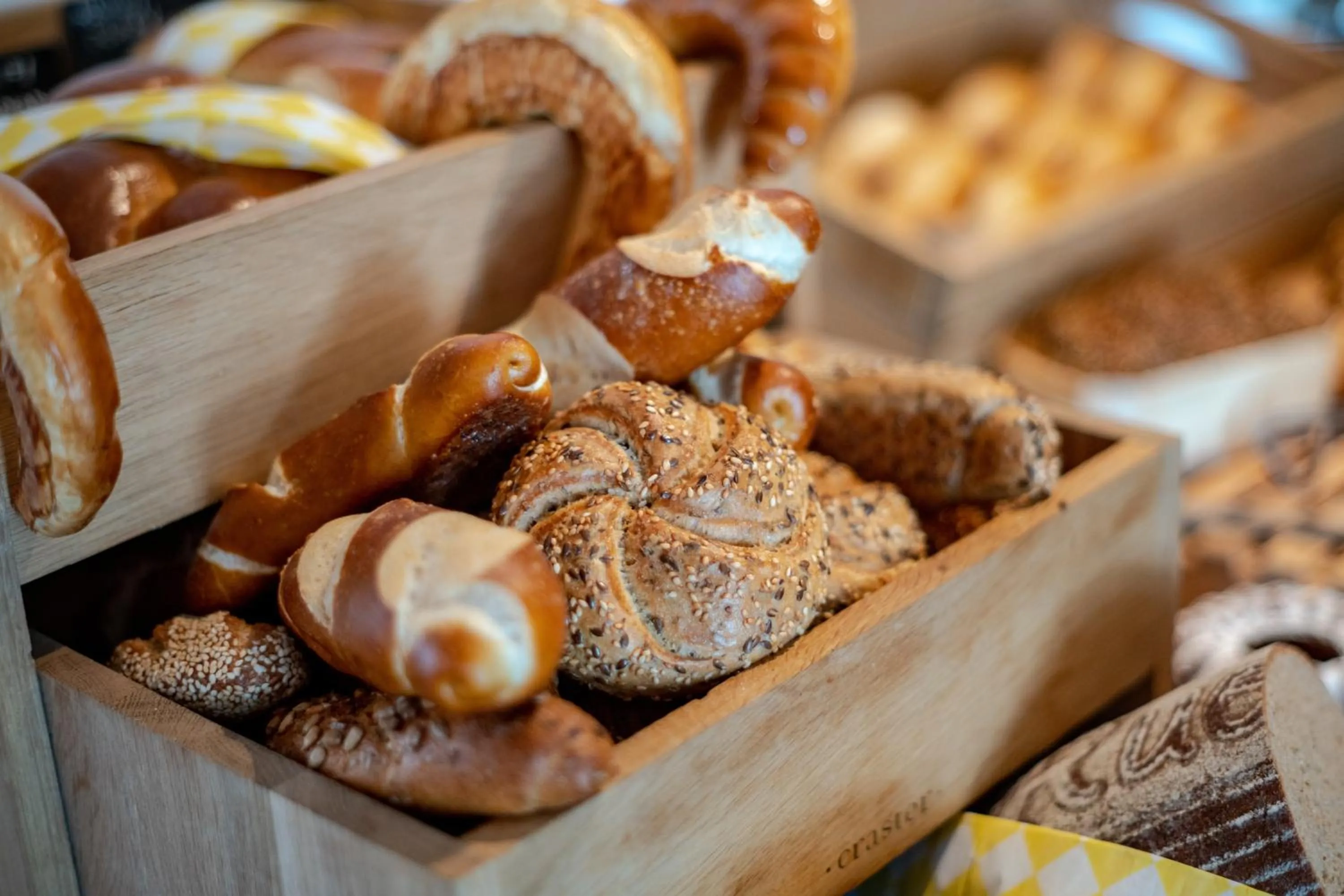 Buffet breakfast in BinderS Budget City-Mountain Hotel