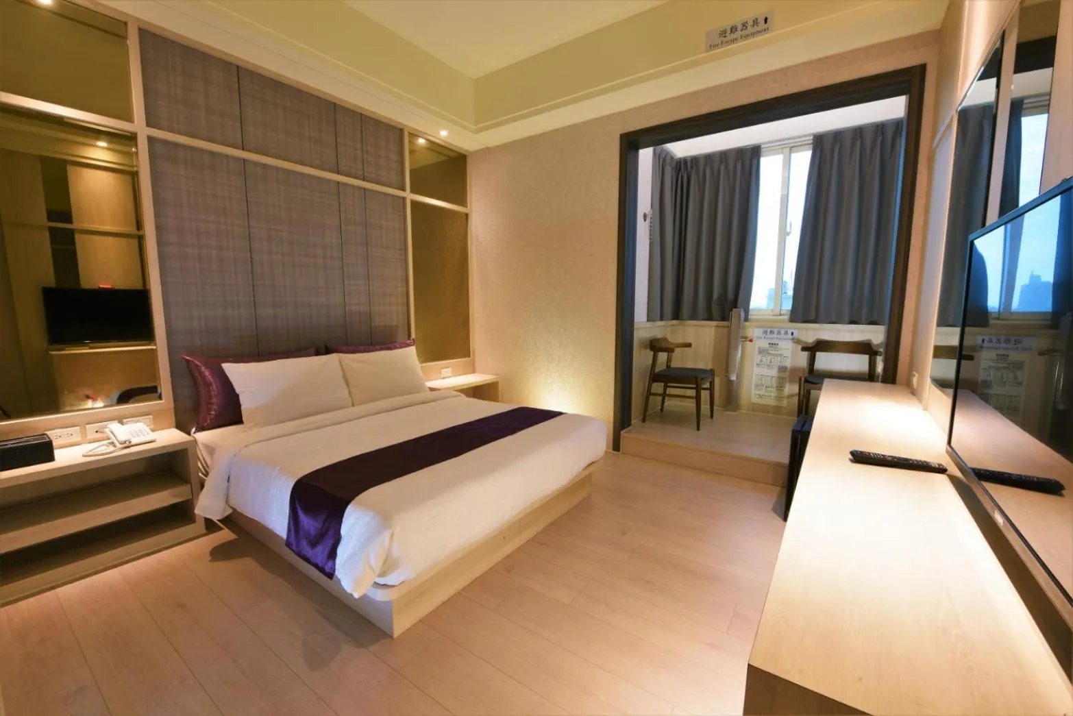 Bed in Yu Kun Tien Hotel