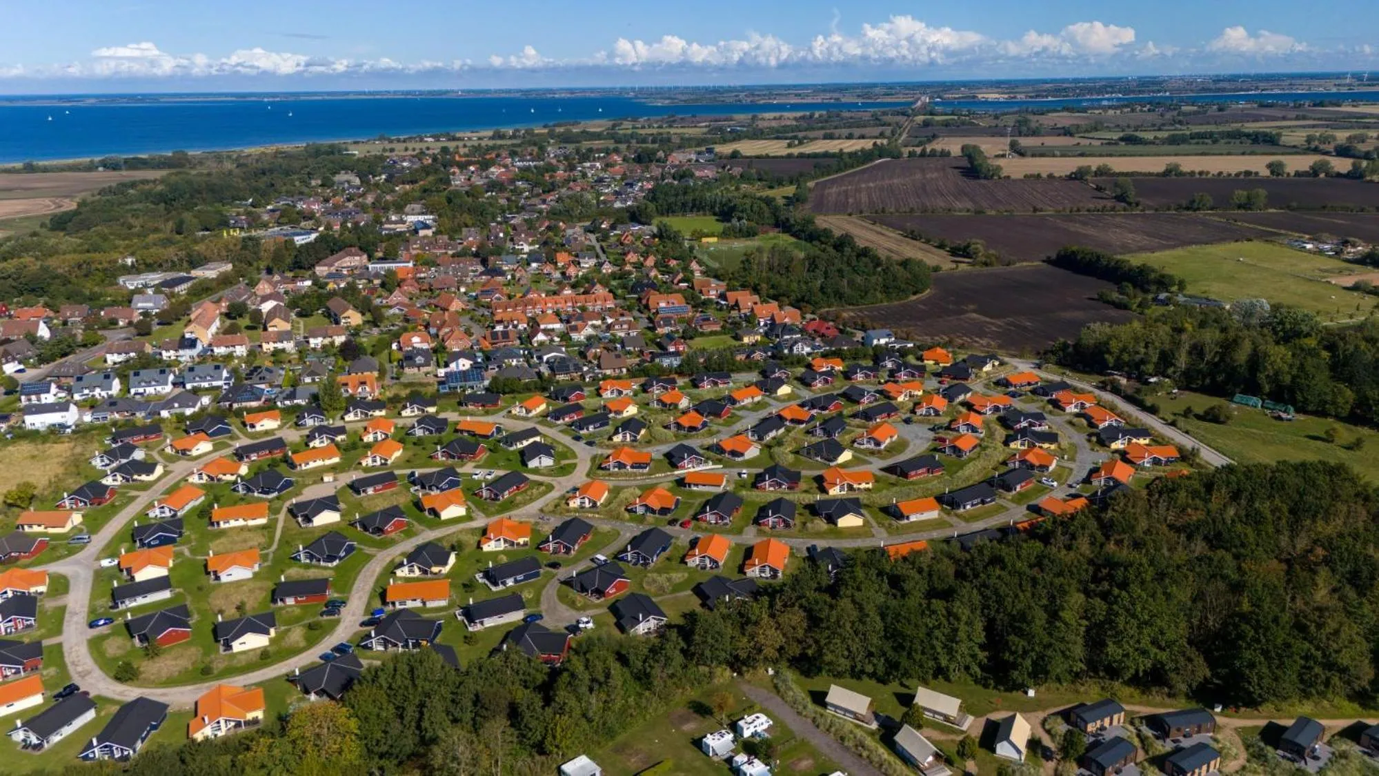Bird's eye view in Resort 2 Ferienhaus Typ D 70