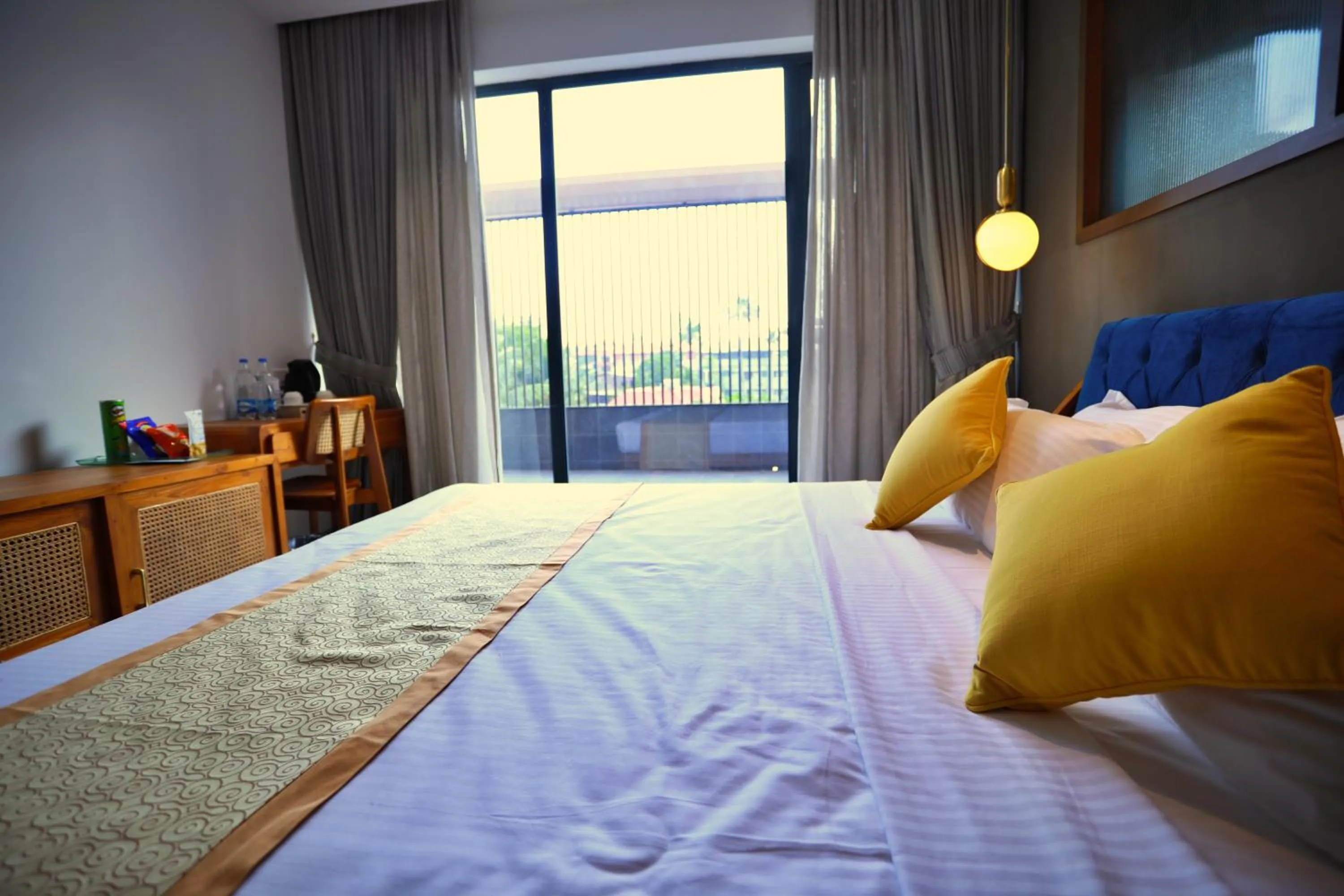 Bed in E.05 City Inn