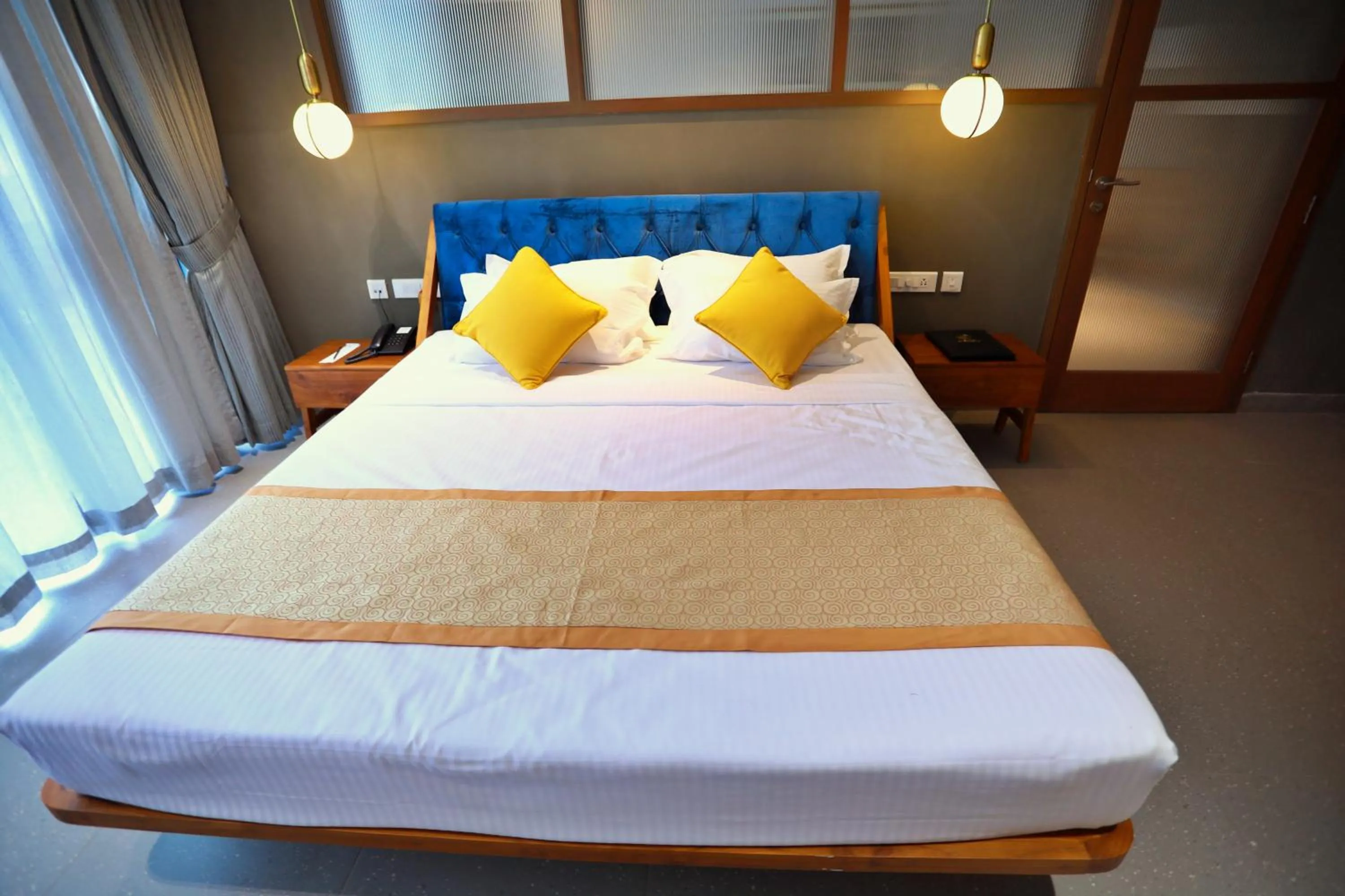 Bed in E.05 City Inn