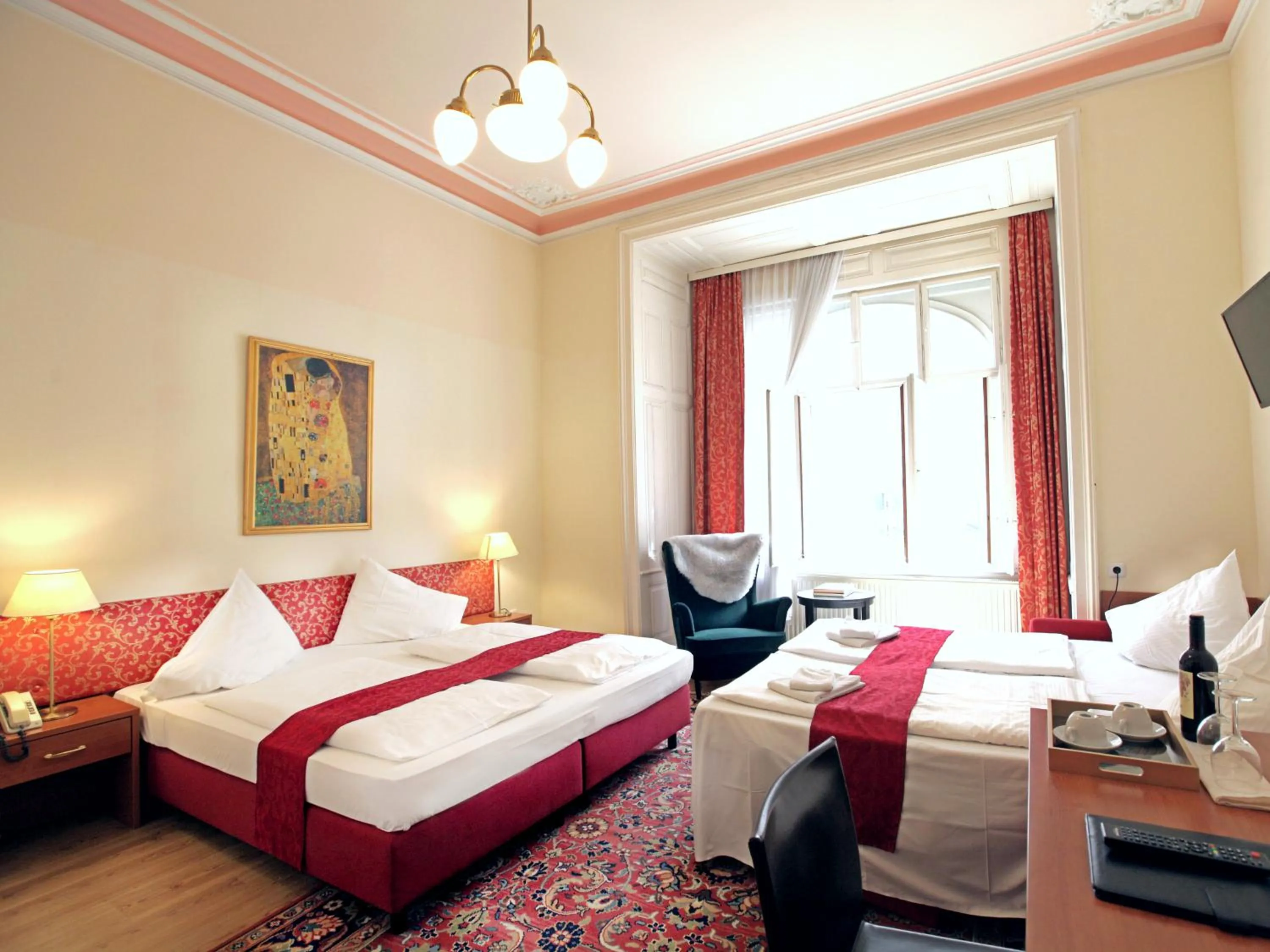 Bed in HPA Hotel Andreas